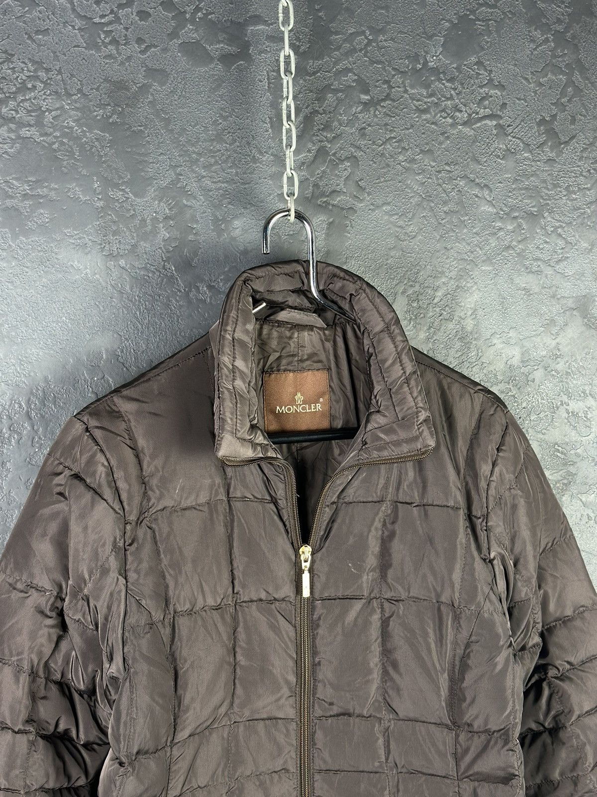 Moncler × Vintage Vintage Moncler Puffer Down Long Brown Jacket Size XS / US 0-2 / IT 36-38 - 2 Thumbnail
