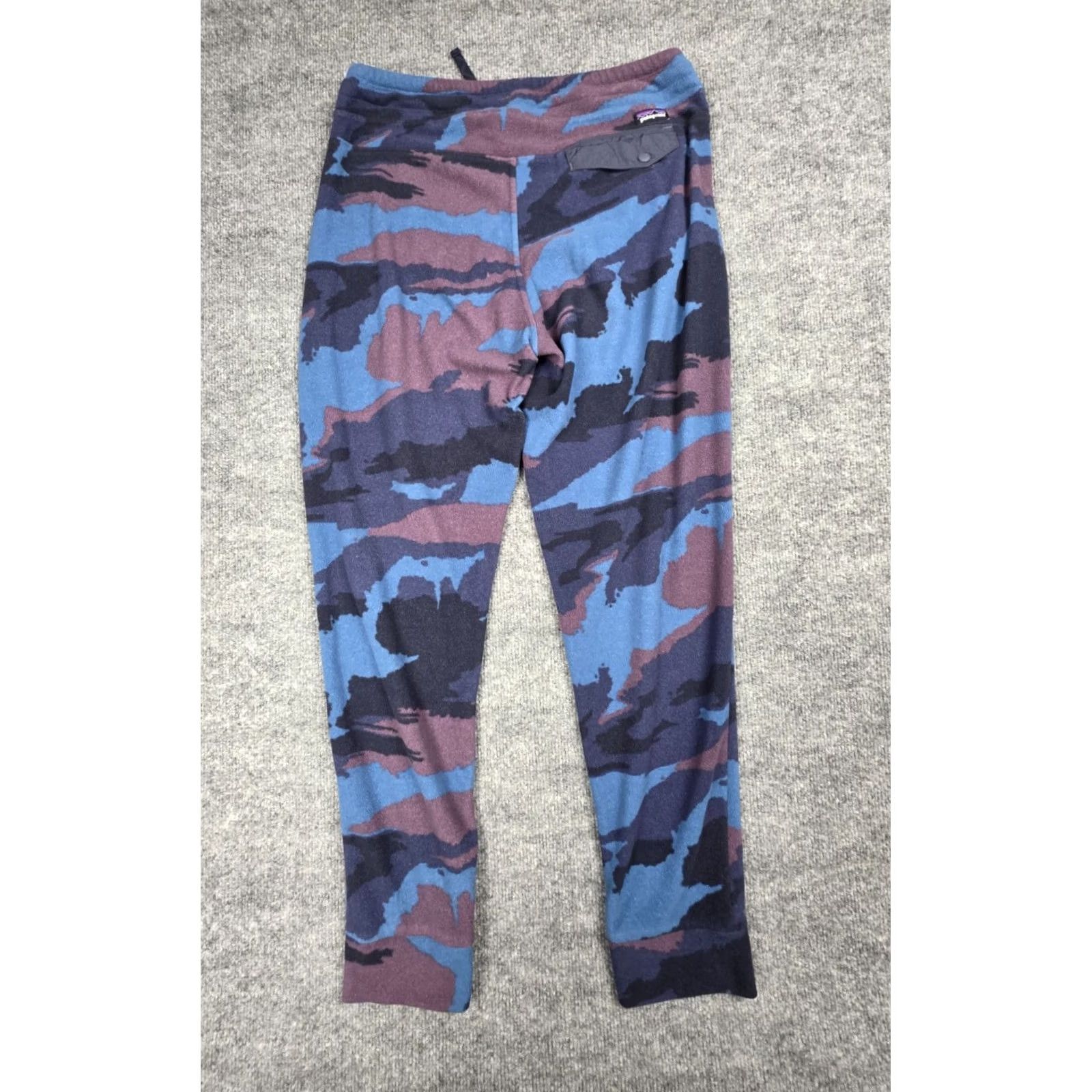 Patagonia Patagonia Snap-T Camo Fleece Joggers Pants Women's Medium Blue Jeans? Size 32" / US 10 / IT 46 - 2 Thumbnail