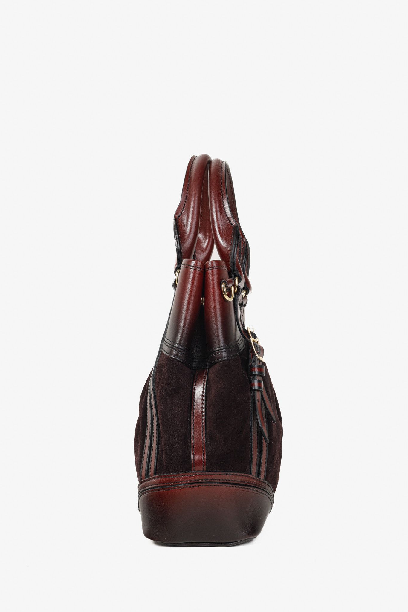 Burberry Prorsum Burberry Prorsum Burgundy Red Calfskin Suede Tote Size ONE SIZE - 3 Thumbnail