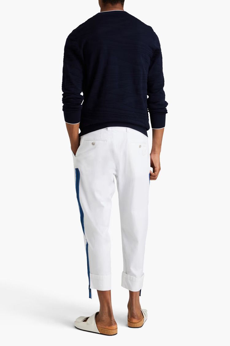 Dolce & Gabbana o1y0125 Jogger & Casualpant in White Size US 28 / EU 44 - 3 Thumbnail