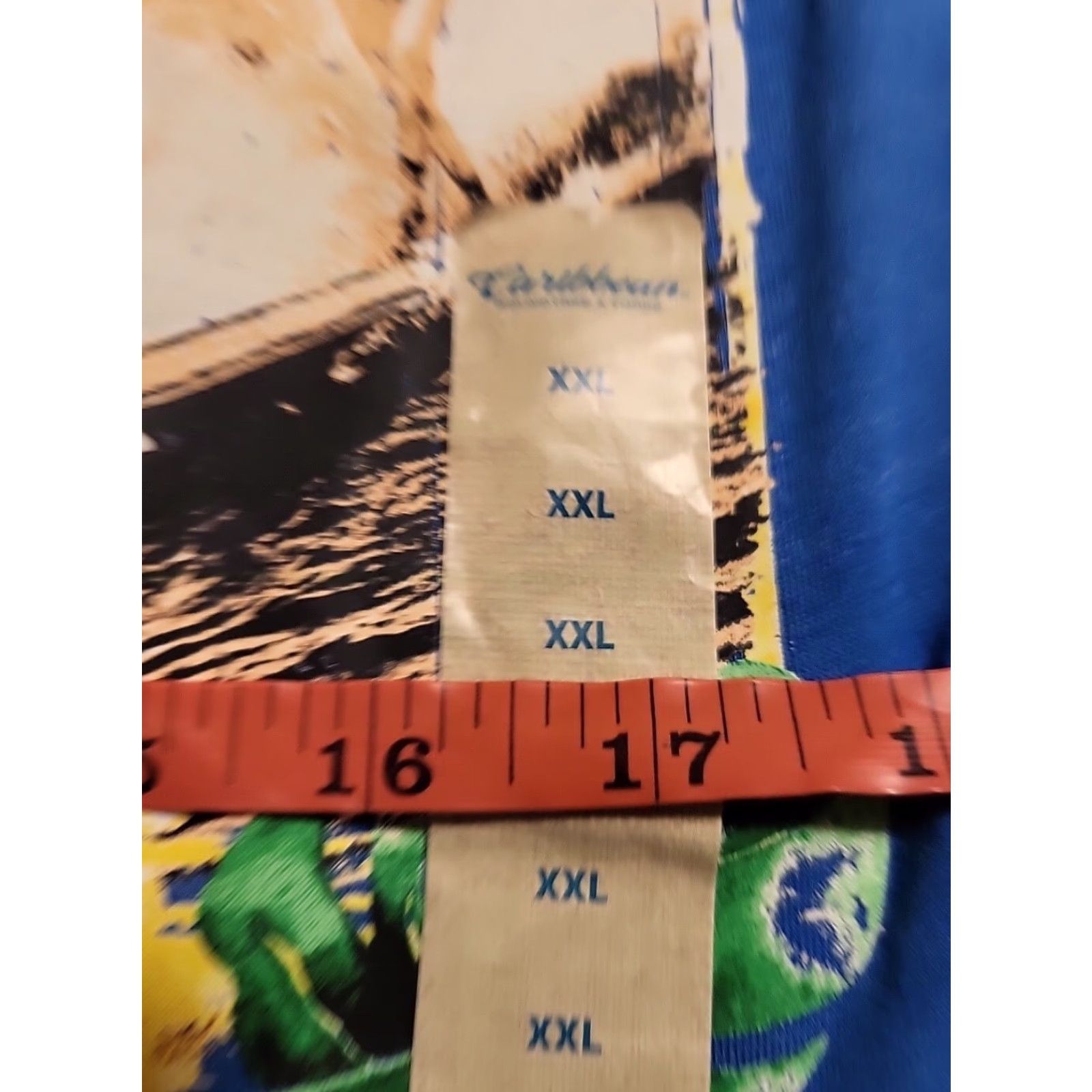 Vintage VINTAGE Caribbean Your Wave Is Waiting XXL SS Blue Tshirt Surf Never Worn 52" Chest NWT Size US XXL / EU 58 / 5 - 3 Thumbnail