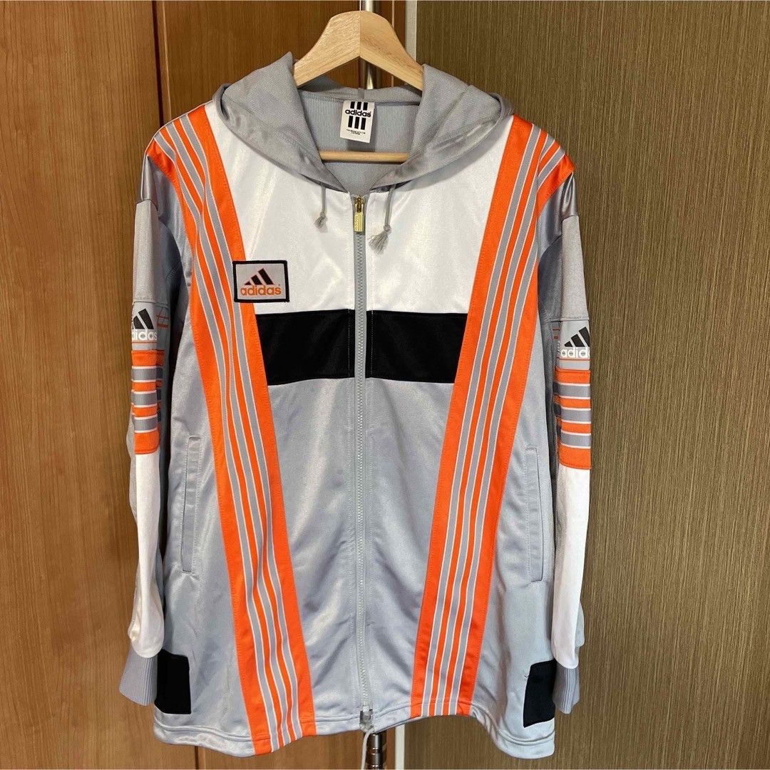 90s adidas track jacket jersey top zip up hoodie