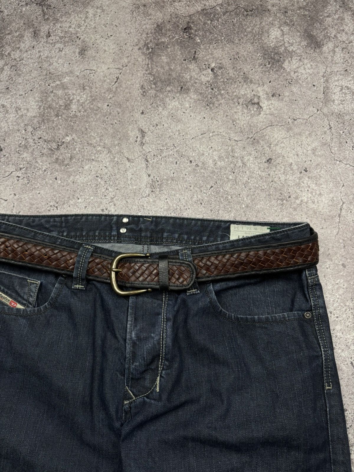Japanese Brand 00’s NUMBER NINE BRAIDED JAPAN LEATHER Y2K BELT VINTAGE Size ONE SIZE - 3 Thumbnail