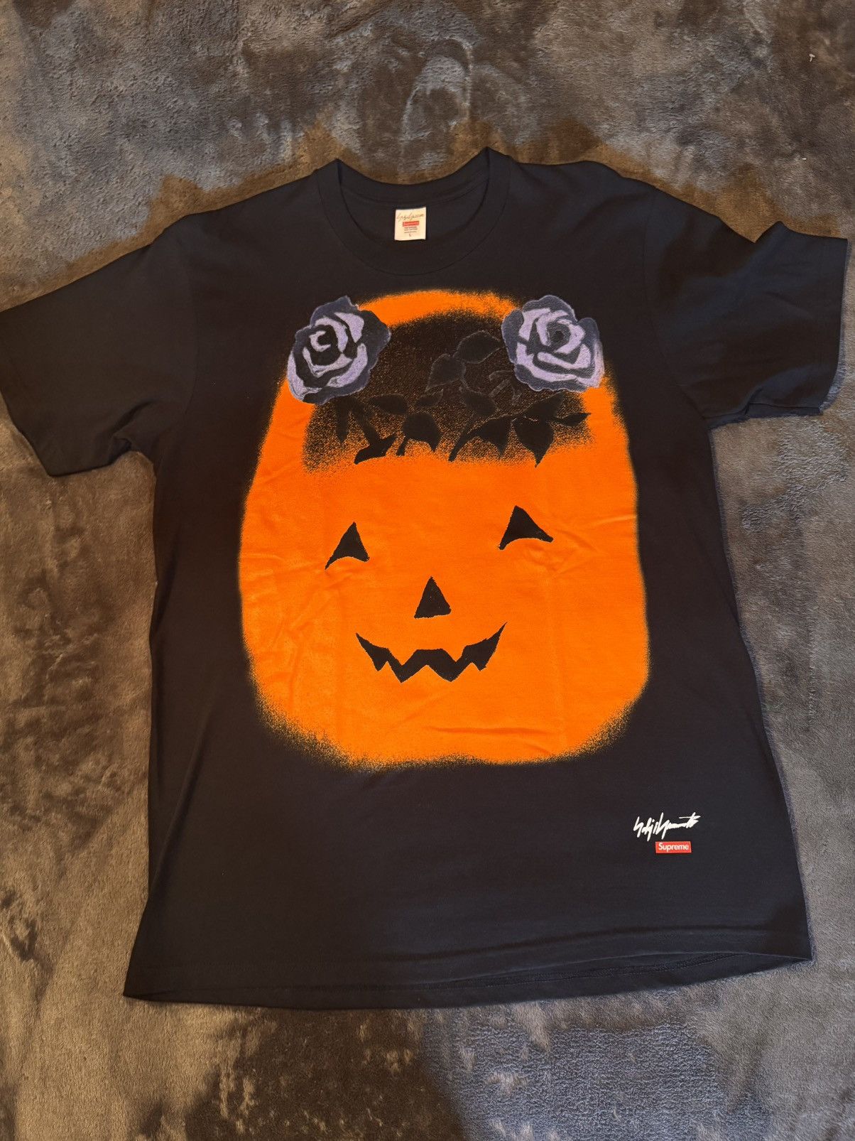 Supreme × Yohji Yamamoto Supreme x Yohji Yamamoto Pumpkin Tee Size US L / EU 52-54 / 3 - 1 Thumbnail