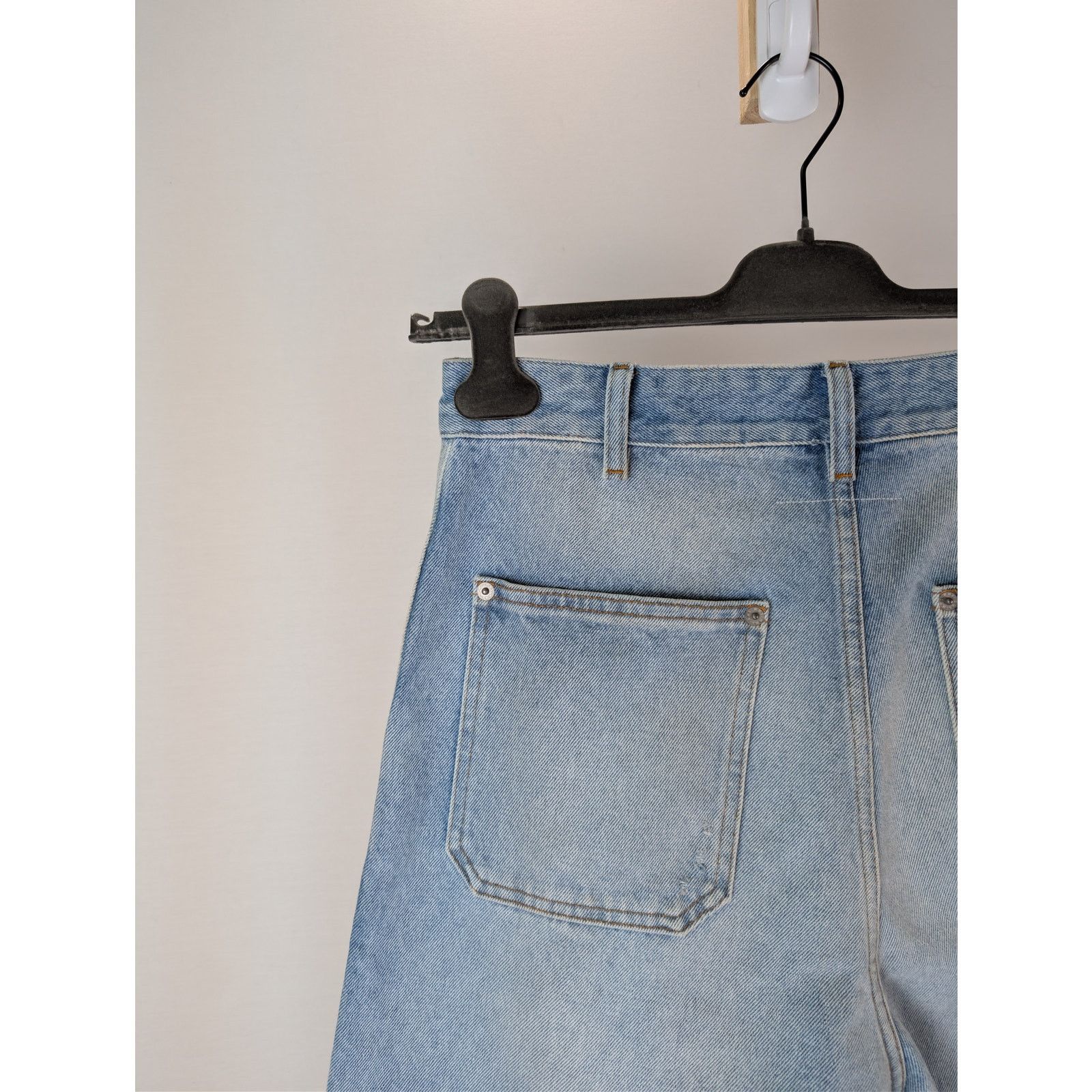Maison Margiela o1rshd1 distressed straight-leg denim jeans blue used wash Size US 30 / EU 46 - 14 Thumbnail