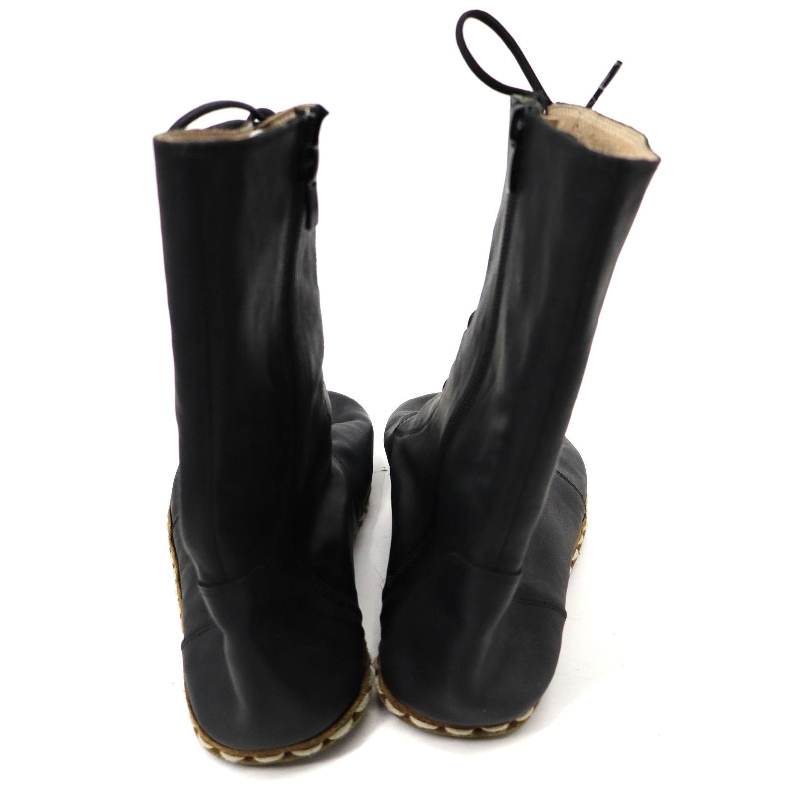 Other NEFES Handmade Black Buffalo LeatherGrounding Effect Boot Size US 11.5 / EU 44-45 - 5 Thumbnail