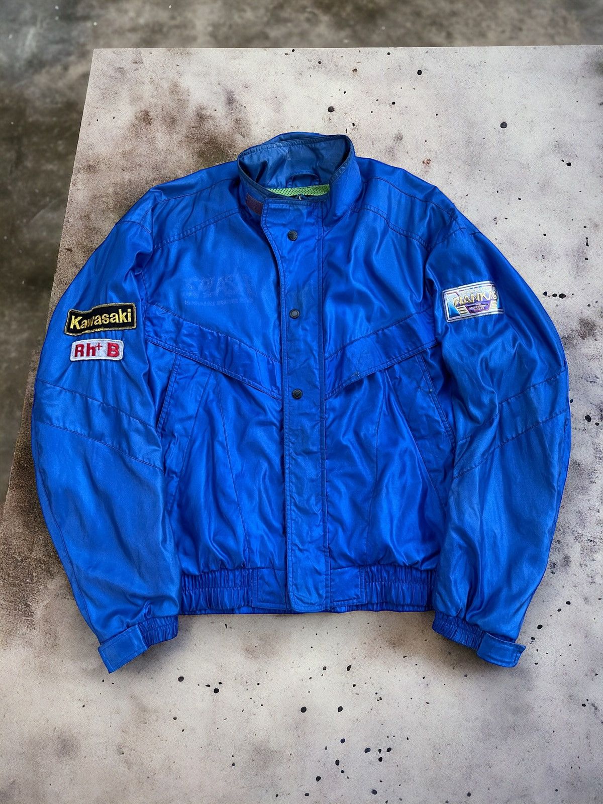 Sports Specialties 🔥Vintage Nankai x Kawasaki Racing Bomber Jacket Size US L / EU 52-54 / 3 - 2 Thumbnail