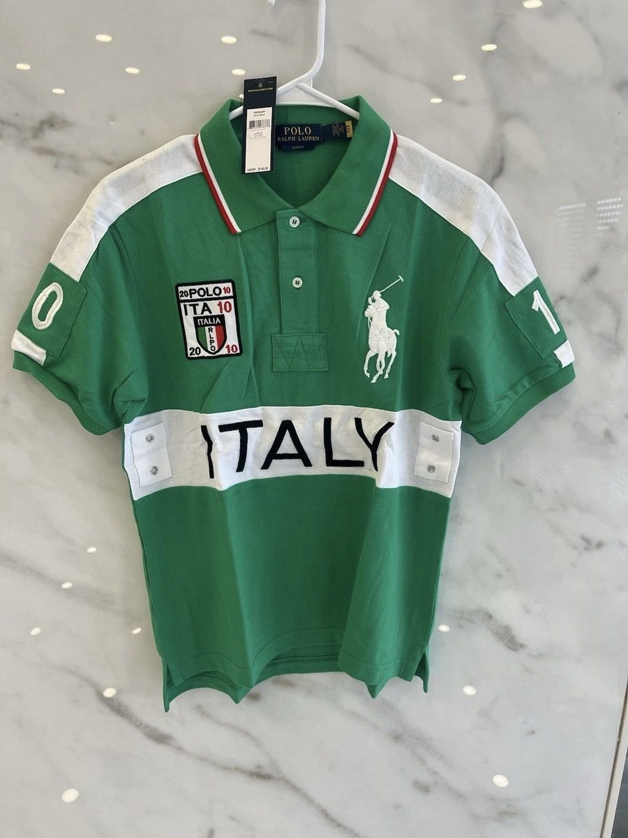 Polo Ralph Lauren Italy Polo Ralph Lauren big central logo Italia number 10 Size US L / EU 52-54 / 3 - 1 Thumbnail