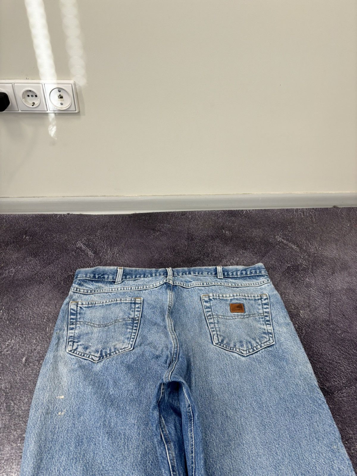 Carhartt Vintage Carhartt Faded Blue USA Denim Hype Baggy Jeans Size US 40 / EU 56 - 9 Thumbnail