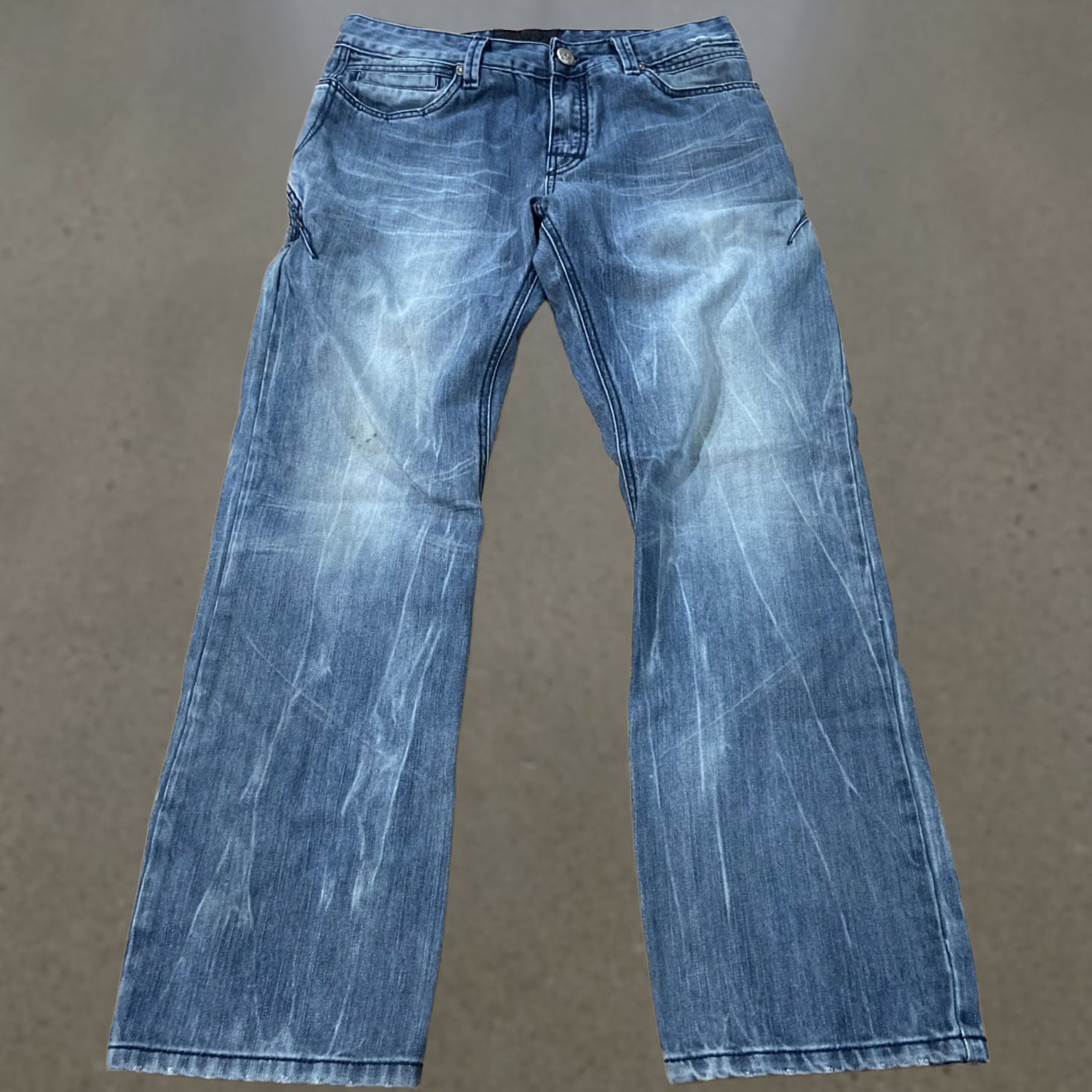 Vintage VINTAGE Y2K Jeans Medium Wash 32 Men Denim Cotton 32 Inseam Size US 32 / EU 48 - 1 Thumbnail