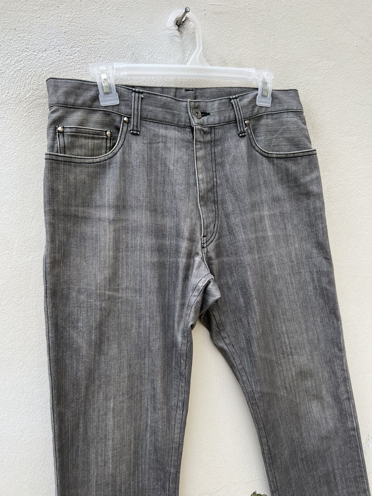 Lanvin Vintage Lanvin Collection Stretch Grey Denim Jeans Size US 31 - 2 Thumbnail