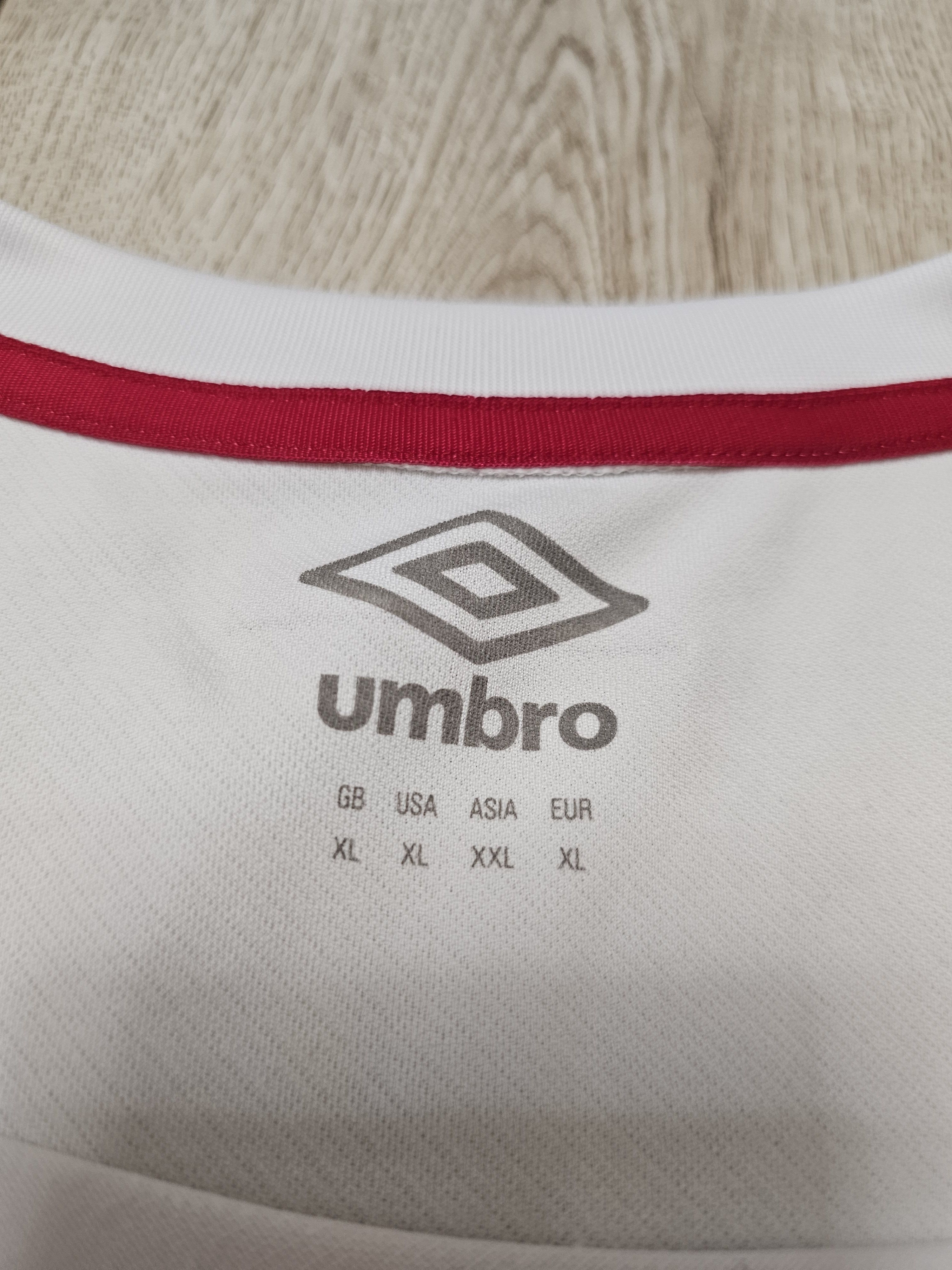 Umbro ENGLAND RUGBY JERSEY RUGBY SHIRT AWAY WHITE Size US XL / EU 56 / 4 - 7 Thumbnail