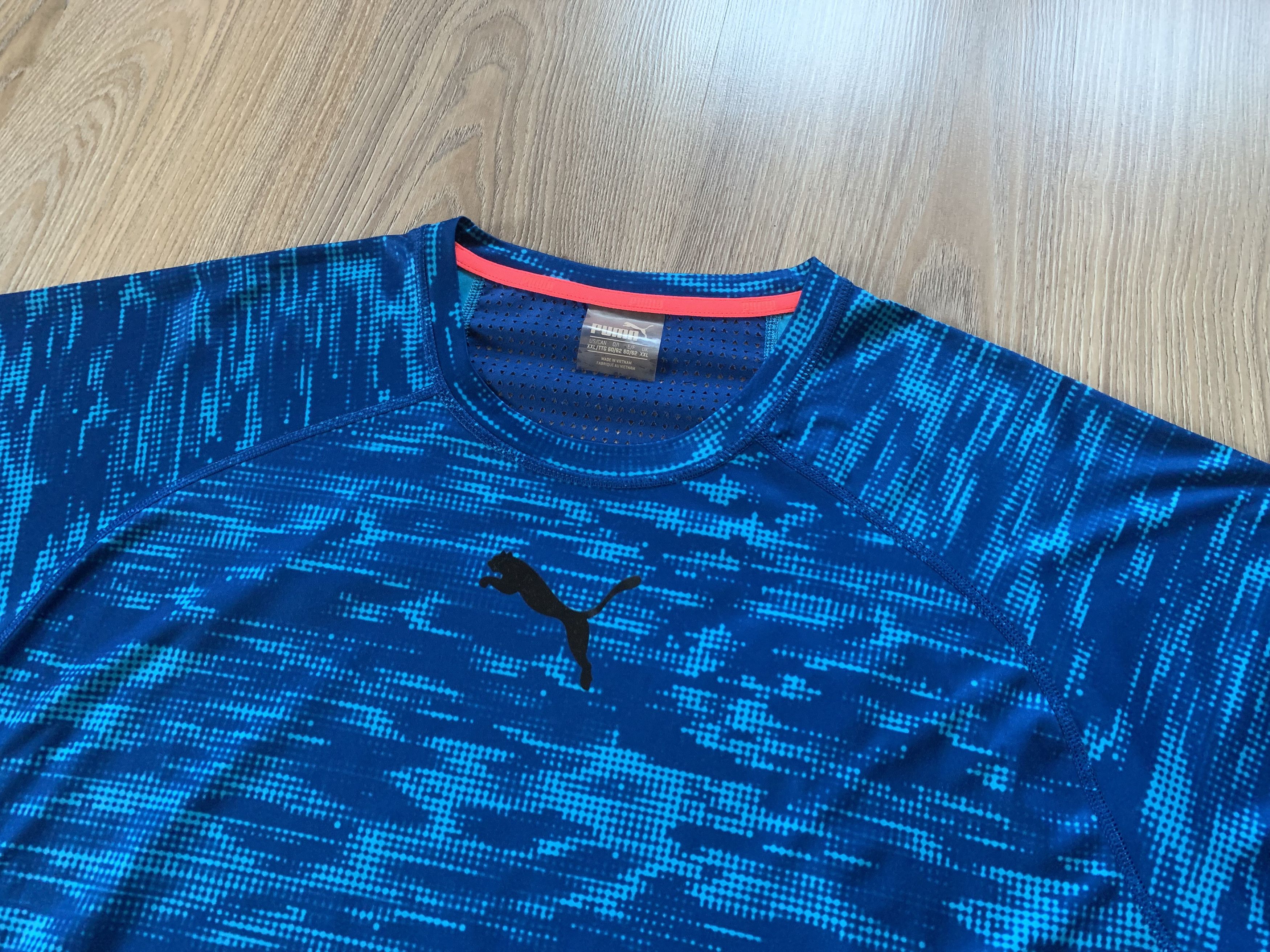 Puma Men Puma Blue Printed Round Neck Graphic T-Shirt Size US XXL / EU 58 / 5 - 4 Thumbnail