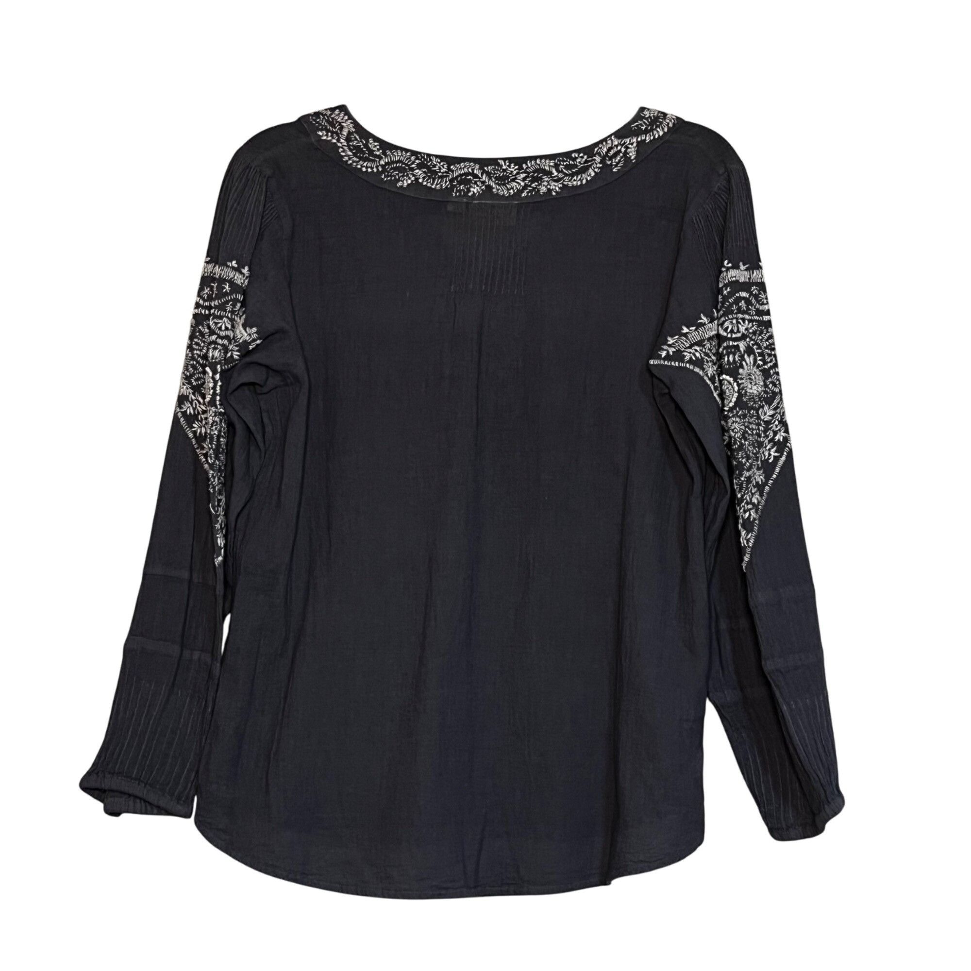 Other Roller Rabbit Women's Black Embroidered Top S Vacation Athle Size S / US 4 / IT 40 - 4 Thumbnail