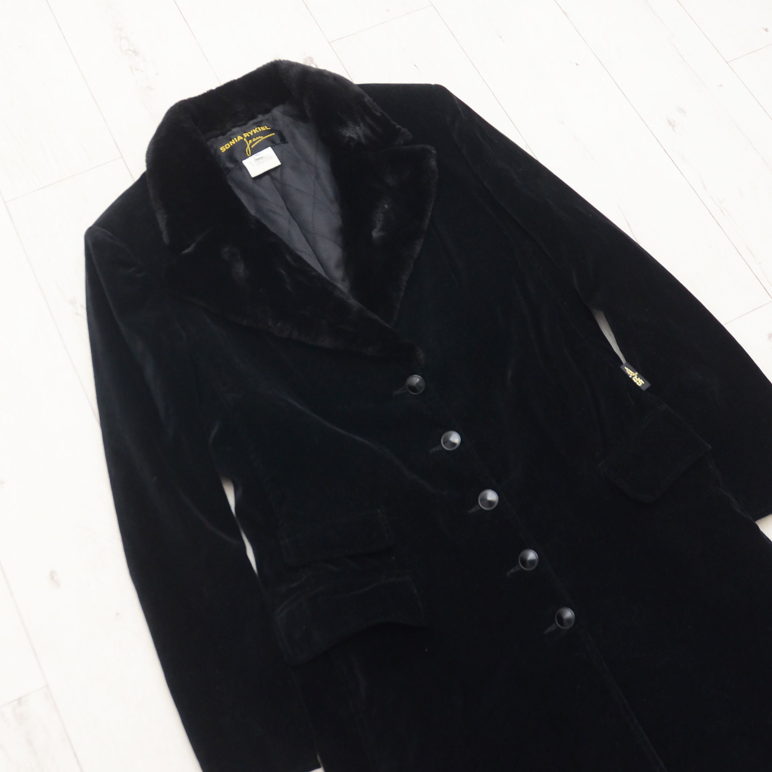 Sonia Rykiel Sonia Rykiel Paris Velvet Vintage Coat Velour Avant Garde Size M / US 6-8 / IT 42-44 - 4 Thumbnail