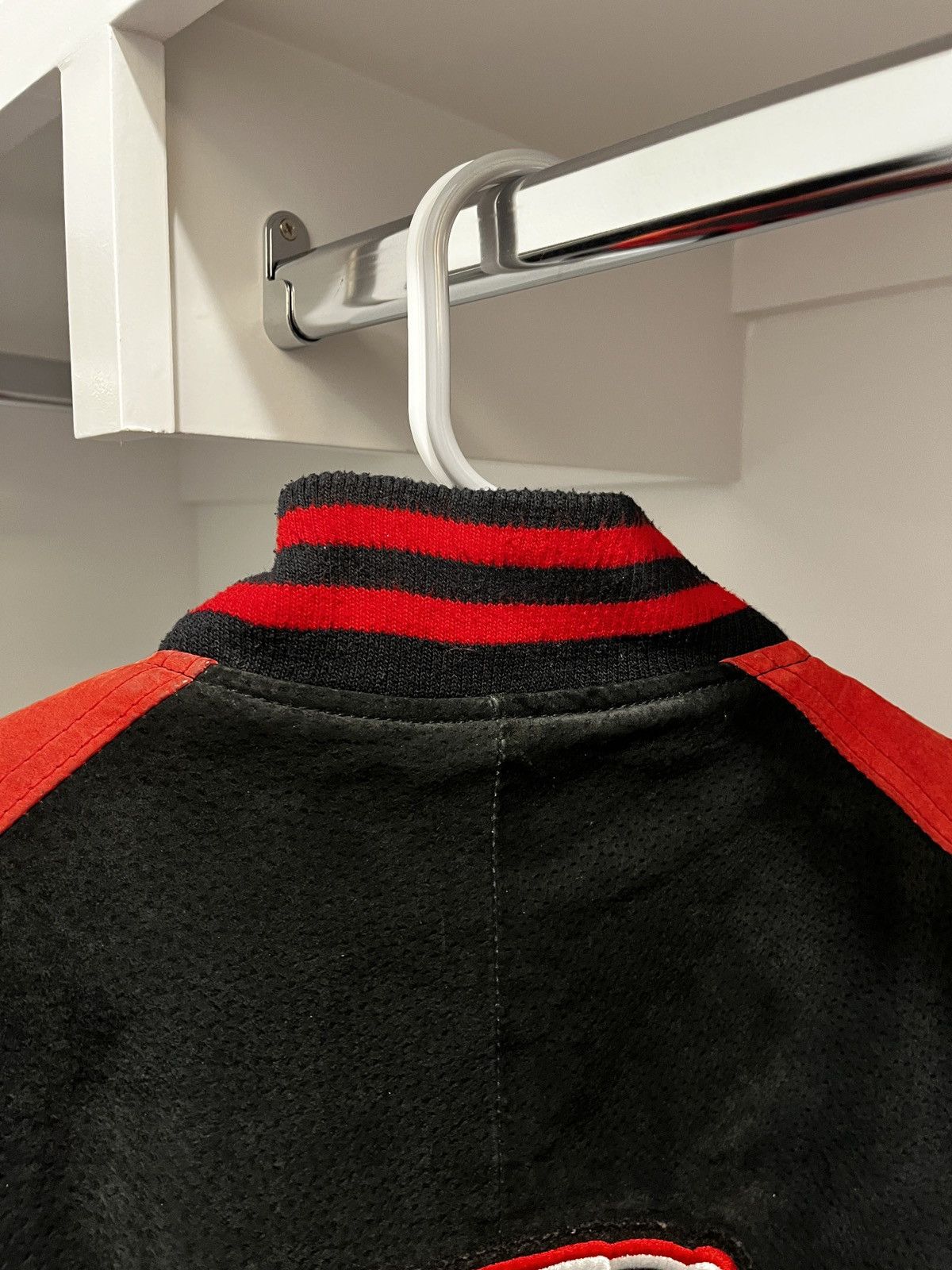 NFL Vintage Wilsons Leather x Carl Banks Atlanta Falcons Jacket Size US XL / EU 56 / 4 - 9 Thumbnail