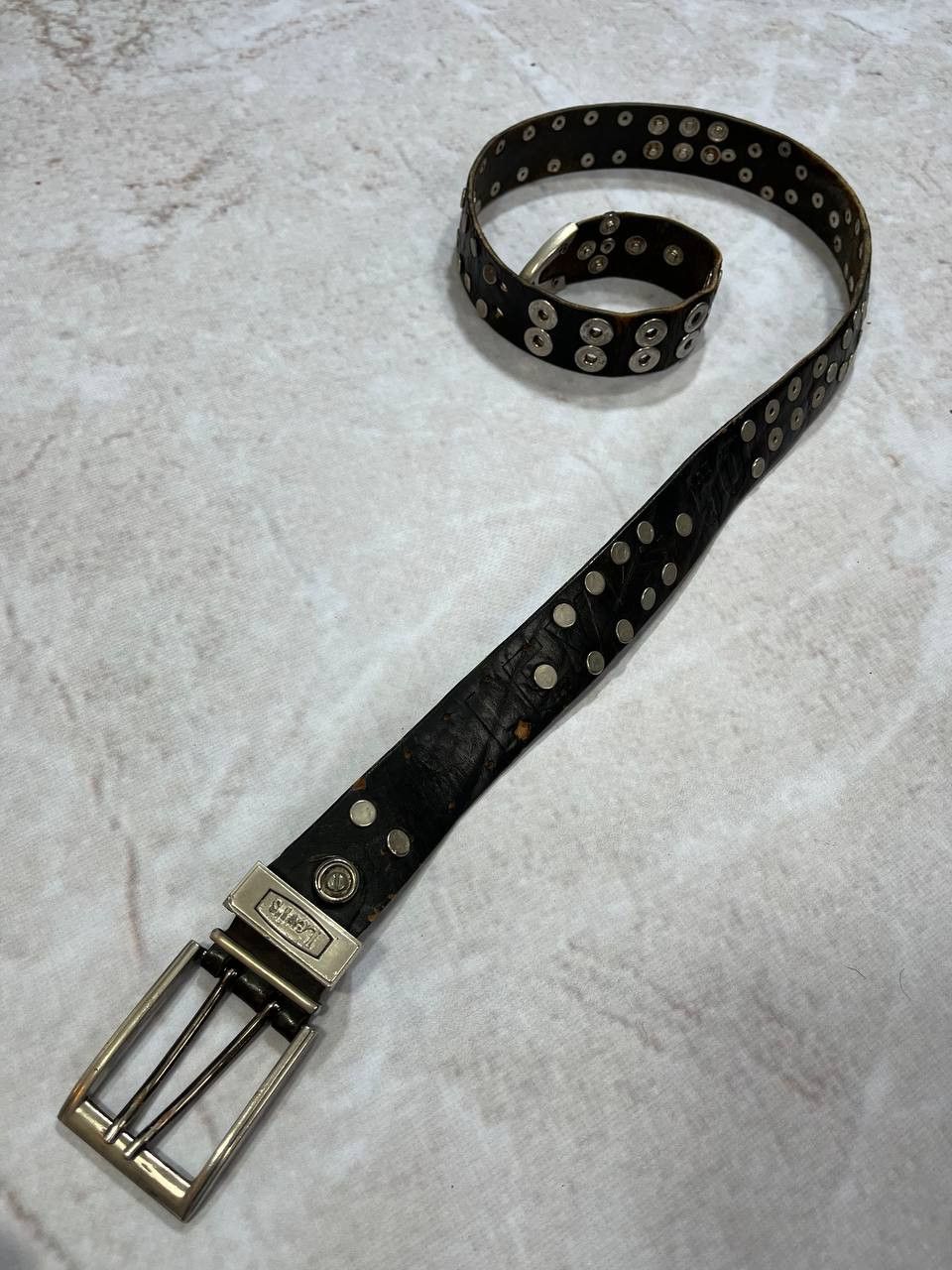 Japanese Brand × Vintage Vintage PUNK LEVI`S BELT Leather Band Rock Y2K 90s archive Size ONE SIZE - 5 Thumbnail