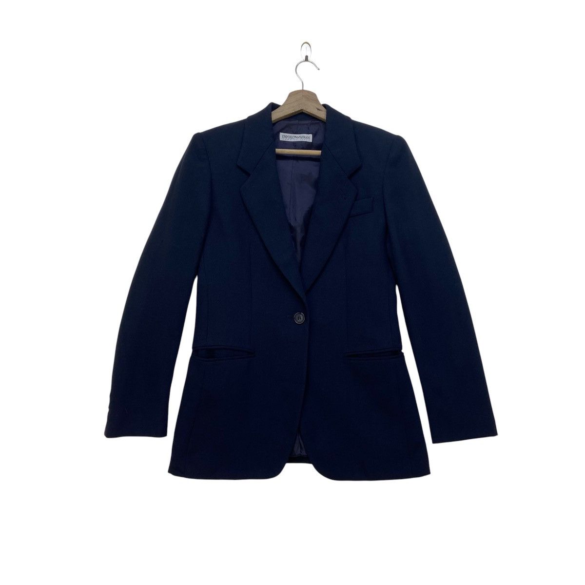 Emporio Armani Emporio Armani Made in Italy Laine Wool Blazer Coat Size XS / US 0-2 / IT 36-38 - 2 Thumbnail