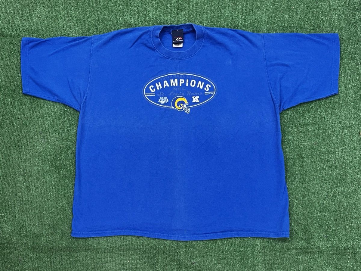 NFL Vintage St Louis Rams Super Bowl XXXIV Champions Tee Size US XXL / EU 58 / 5 - 1 Thumbnail