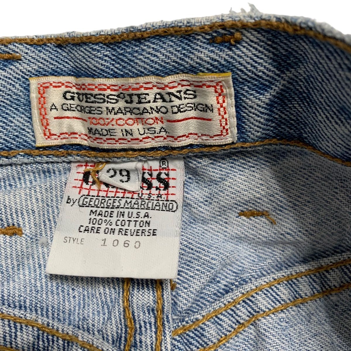 Georges Marciano Vintage Guess Georges Marciano Love Pattern Jeans Size 27" / US 4 / IT 40 - 4 Thumbnail