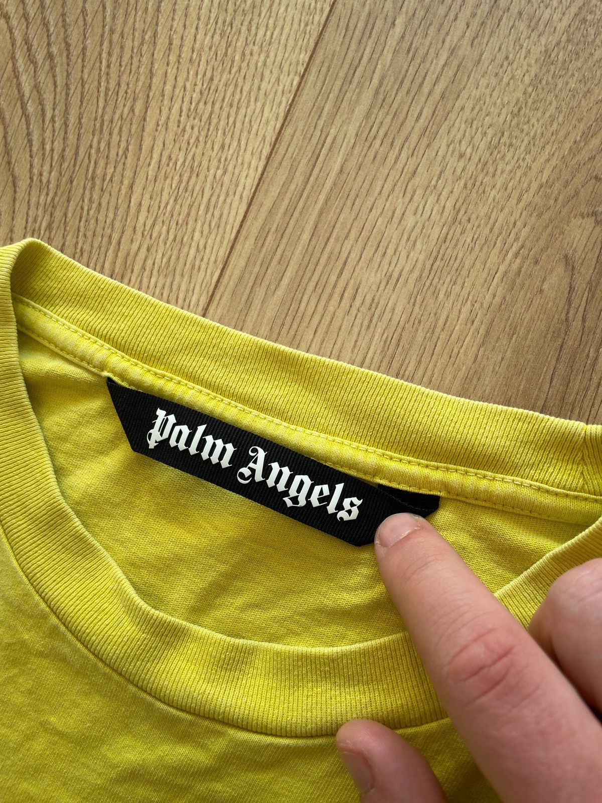 Palm Angels Palm Angels Box Logo T Shirt Size US L / EU 52-54 / 3 - 3 Thumbnail