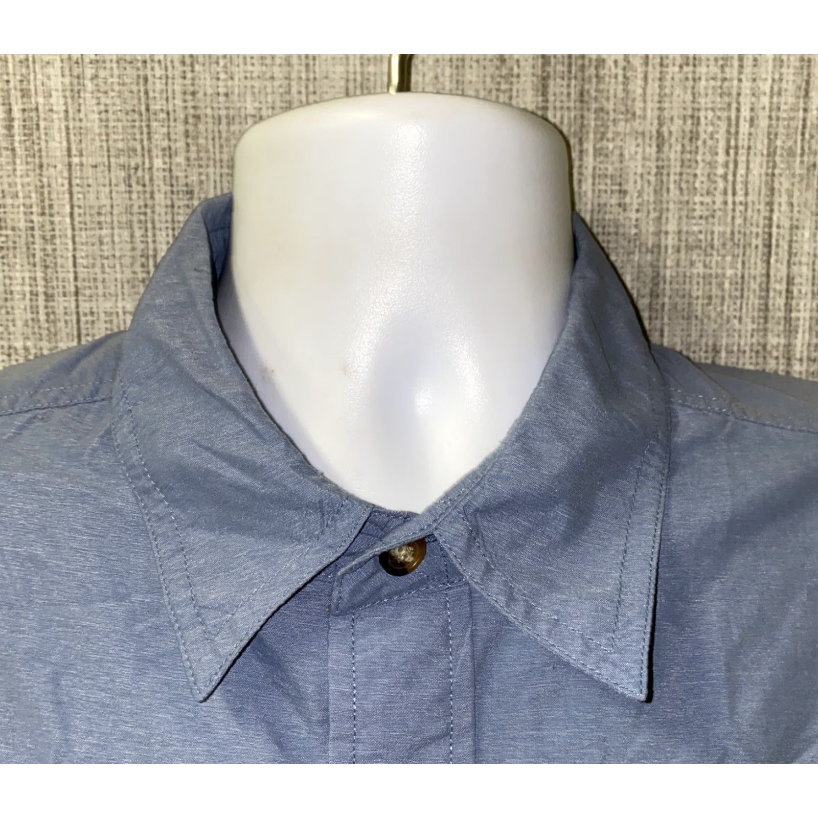 Orvis Orvis Shirt Mens Blue Long Sleeve Button-Up Collared Nylon/Polyester Fishing Shirt Size L Size US L / EU 52-54 / 3 - 3 Thumbnail