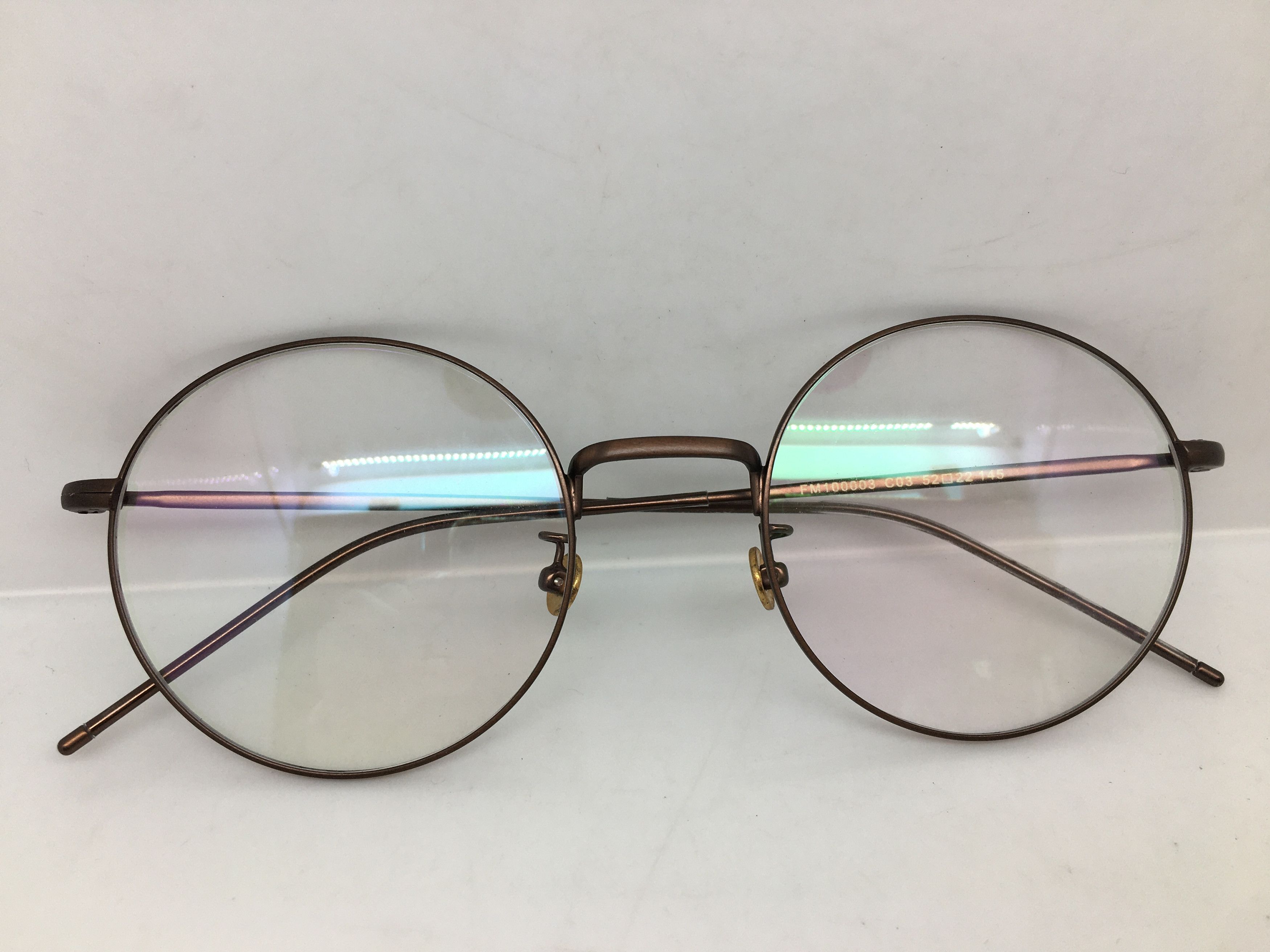 Other Brown Round Eyeglasses Frame GATSBY ARISTOCRAT Size ONE SIZE - 6 Thumbnail