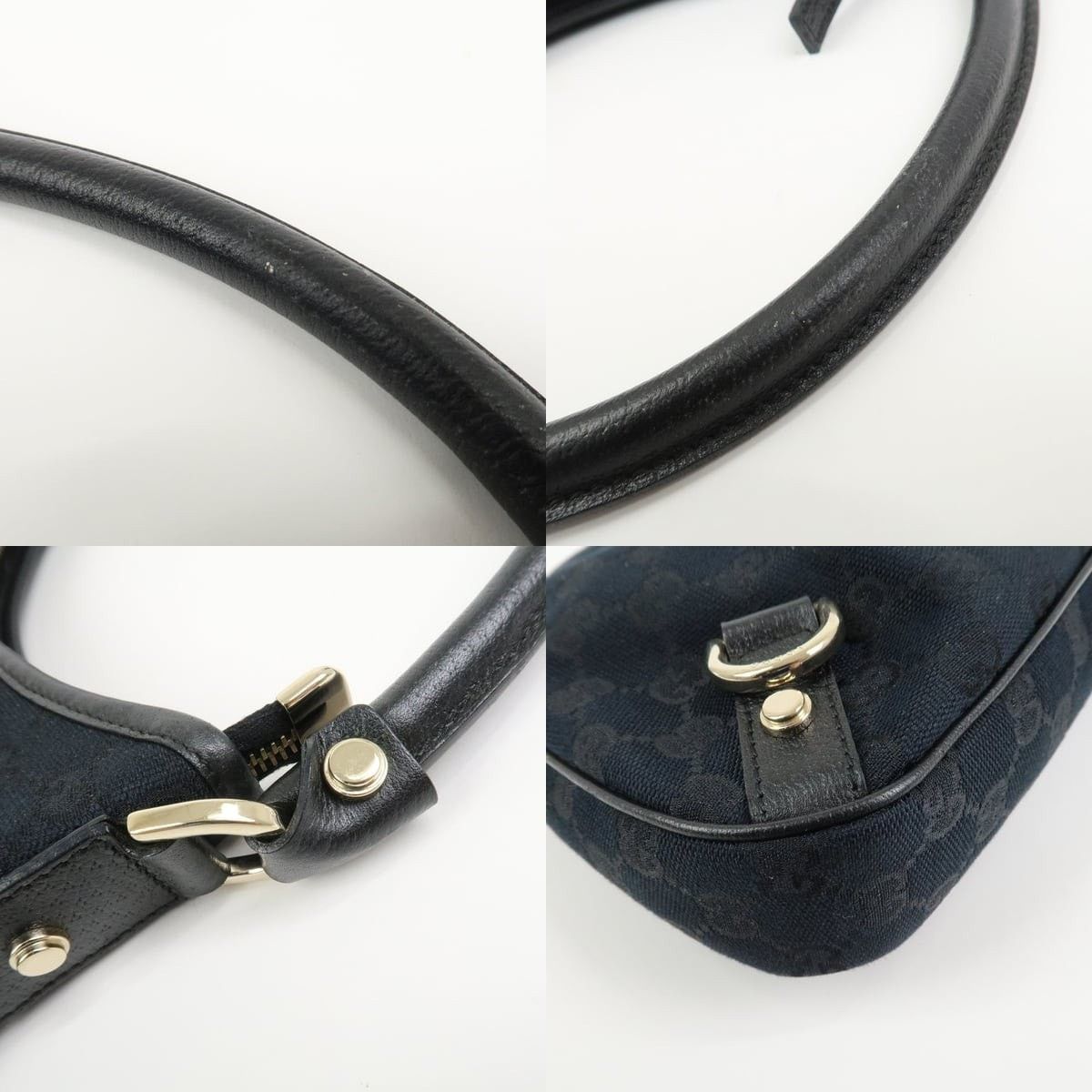 Gucci Gucci Abbey GG Canvas Shoulder Bag Black Size ONE SIZE - 4 Thumbnail
