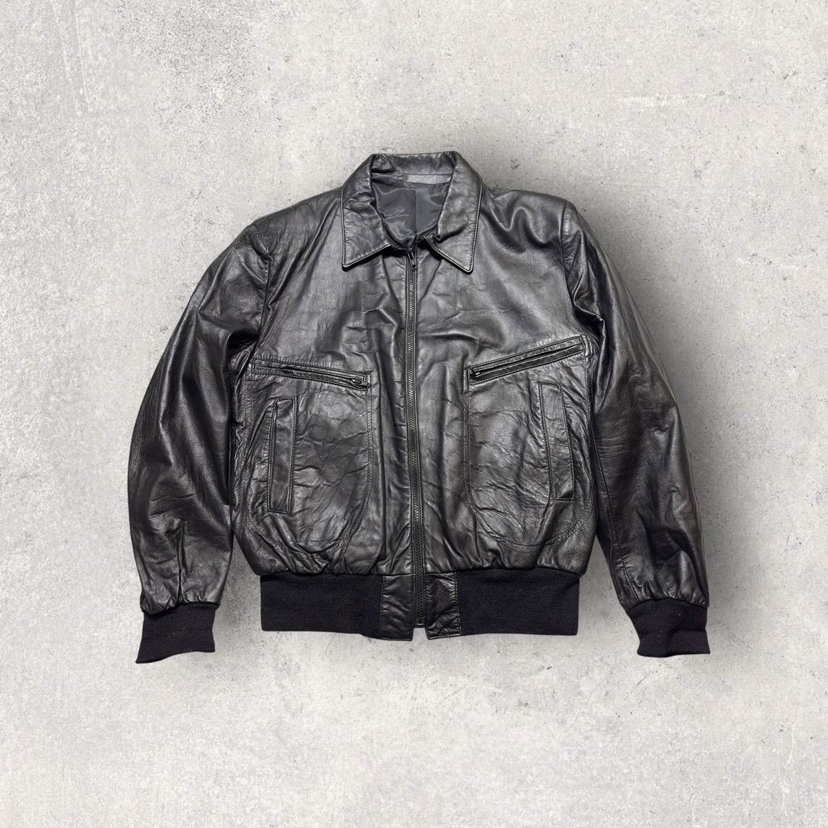 Vintage Vintage Great Things leather jacket Size US L / EU 52-54 / 3 - 1 Thumbnail