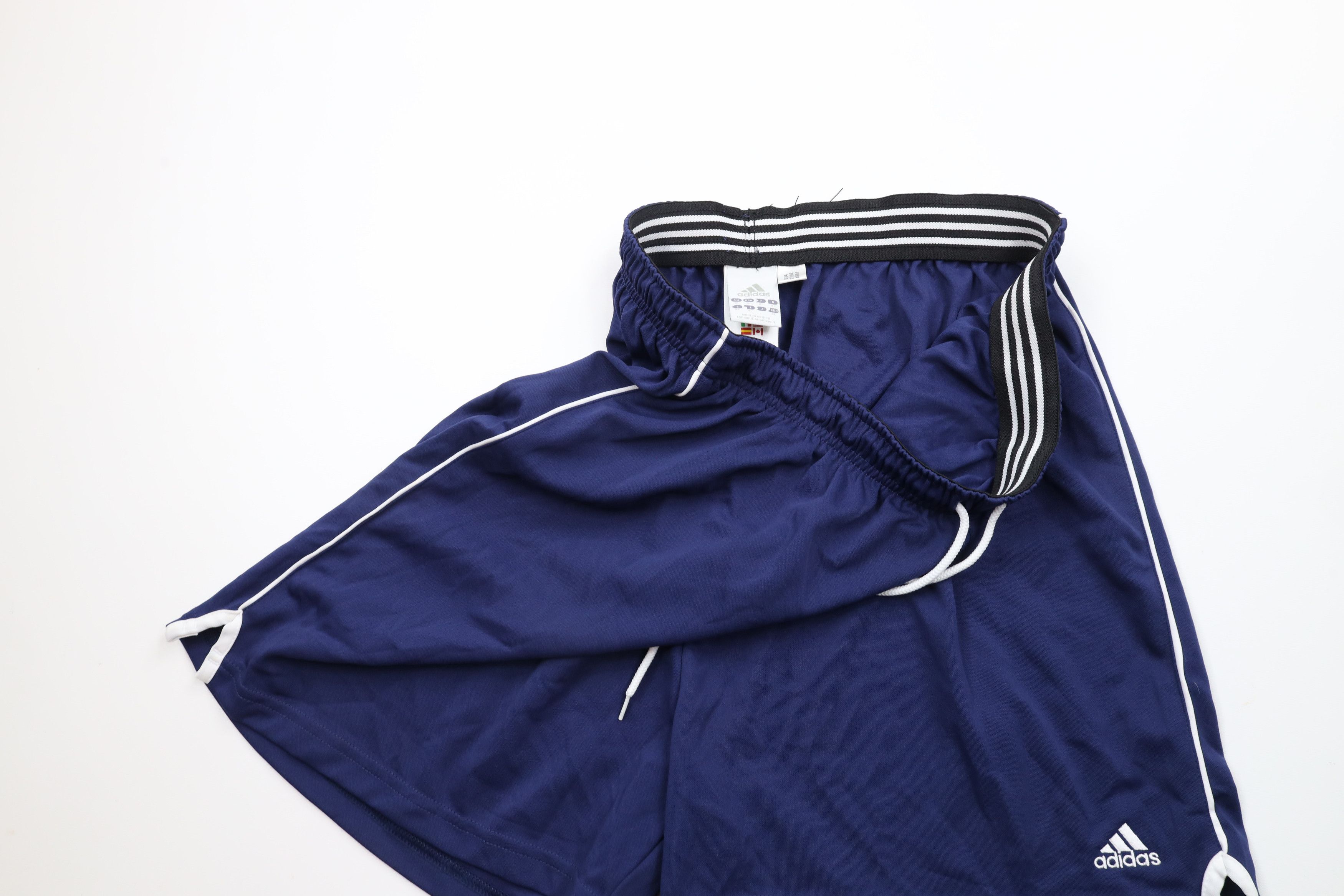 Adidas × Vintage Vintage Adidas Above Knee Running Jogging Soccer Shorts Blue Size US 36 / EU 52 - 6 Thumbnail