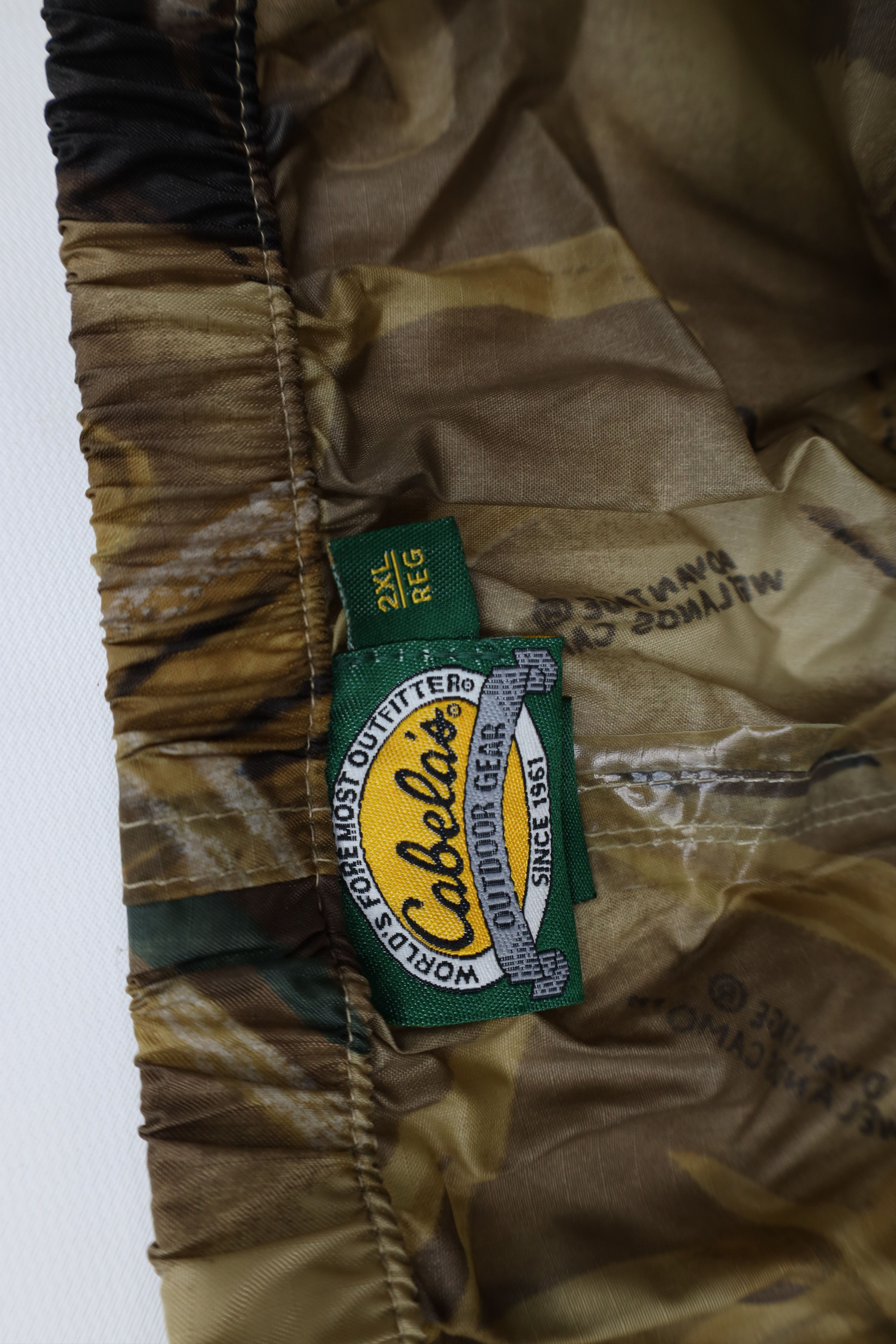 Cabelas Vintage Cabelas Ripstop Wetlands Camouflage Pants Nylon PU Size US 40 / EU 56 - 7 Thumbnail