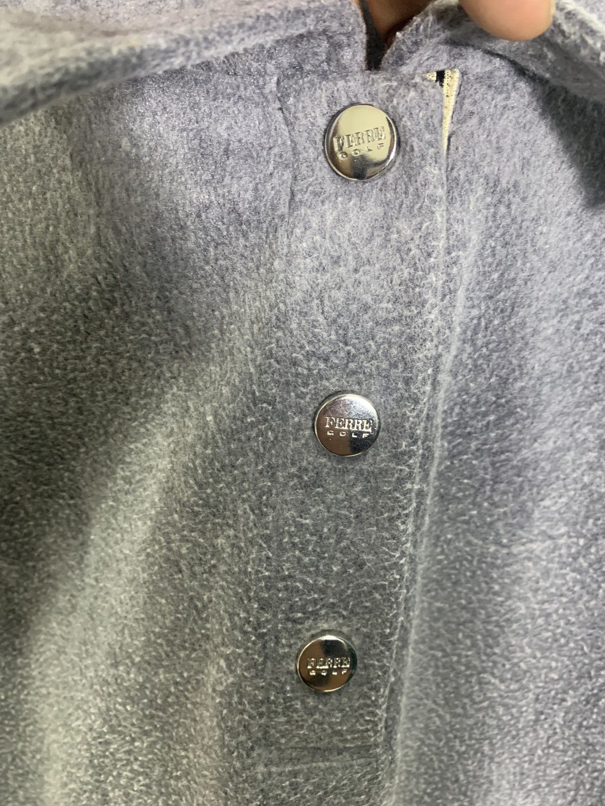 Gianfranco Ferre × Mizuno × Vintage Vintage GIANFRANCO FERRE BUTTON UP FLEECE JACKET Size US M / EU 48-50 / 2 - 6 Thumbnail