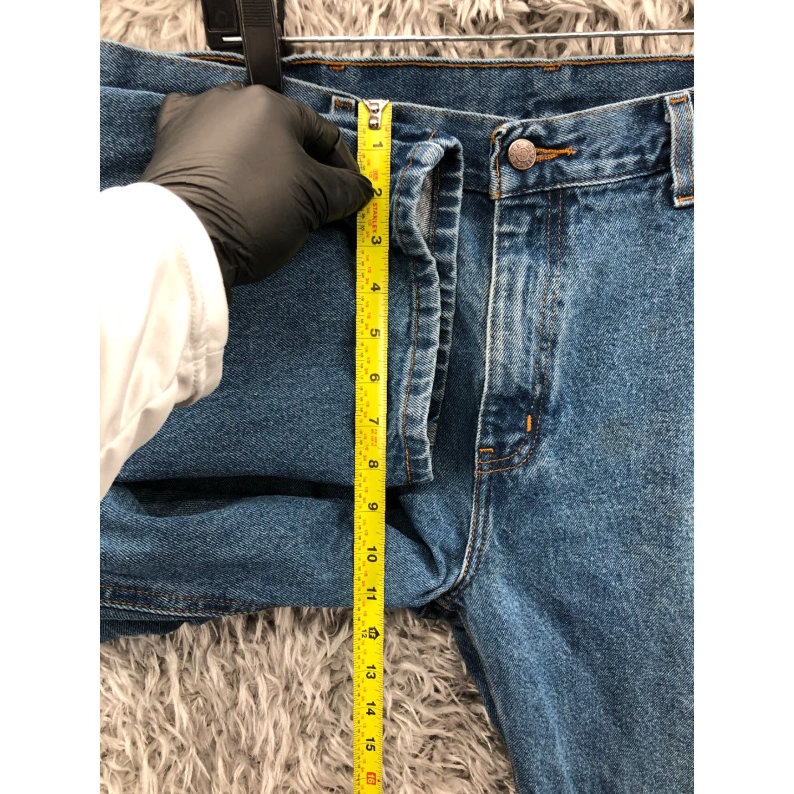 Faded Glory Faded Glory Jeans Mens 36x29 Mid Rise Straight Leg Medium Wash Blue Denim Size US 36 / EU 52 - 4 Thumbnail