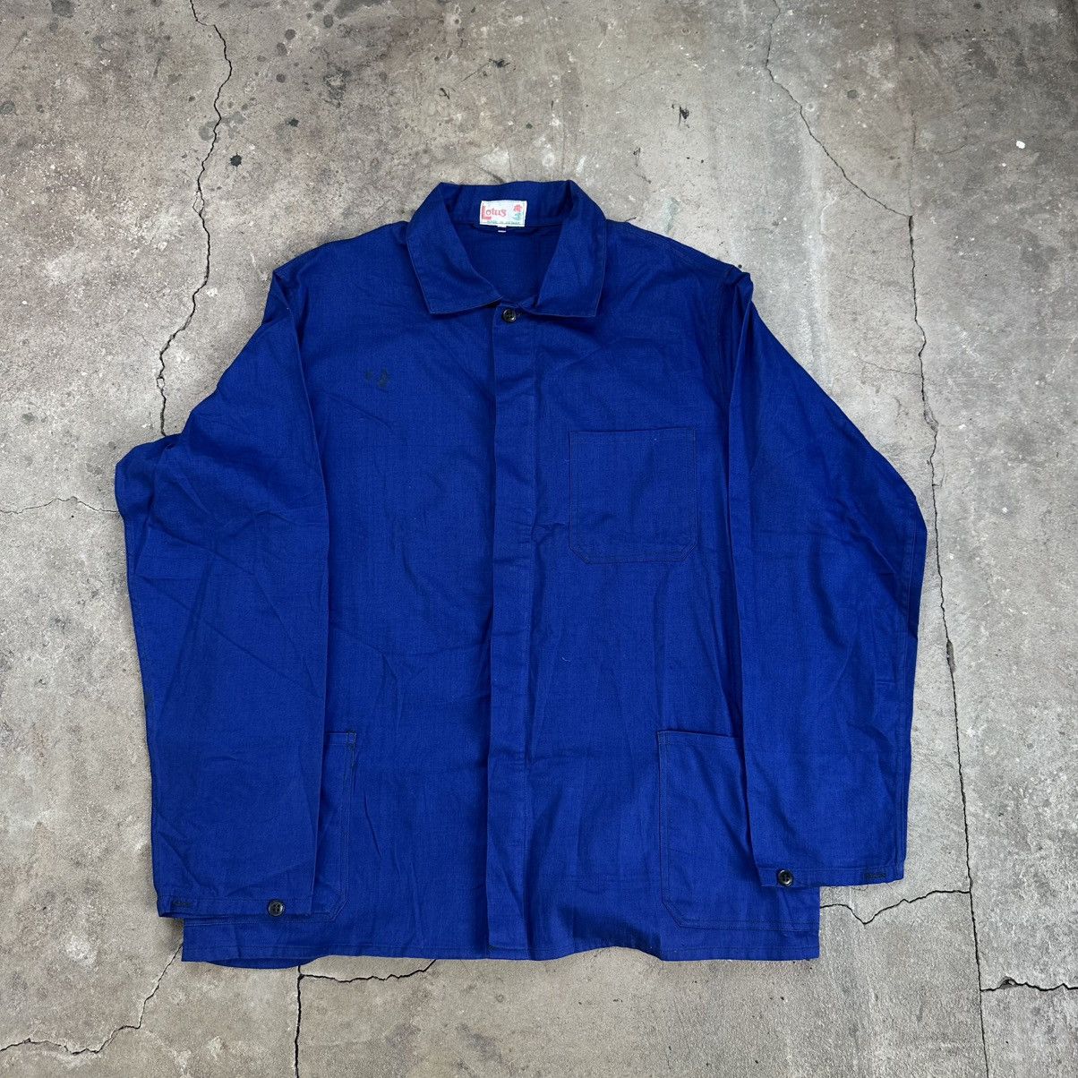 Other Lotus Vintage 70s French Workwear Chore Jacket Size US L / EU 52-54 / 3 - 1 Thumbnail