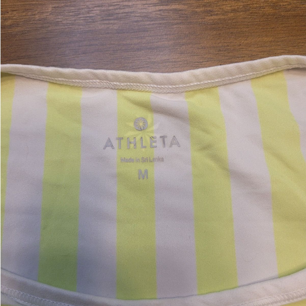 Athleta Athleta Women's Medium Ocean Stripe Chi Muscle Tank Size M / US 6-8 / IT 42-44 - 5 Thumbnail