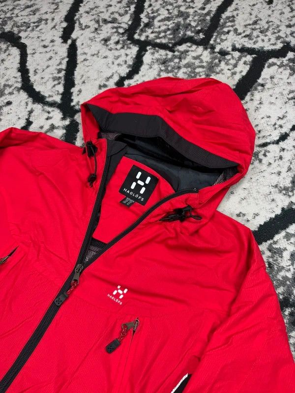 Haglofs Haglofs ski jacket red black logo 38 windstopper Size XS / US 0-2 / IT 36-38 - 3 Thumbnail