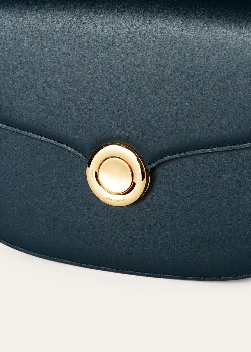 Loro Piana o1srvl11e0526 FAN9607 Size: OS / Small Ghiera Bag Navy Blue Size ONE SIZE - 5 Thumbnail