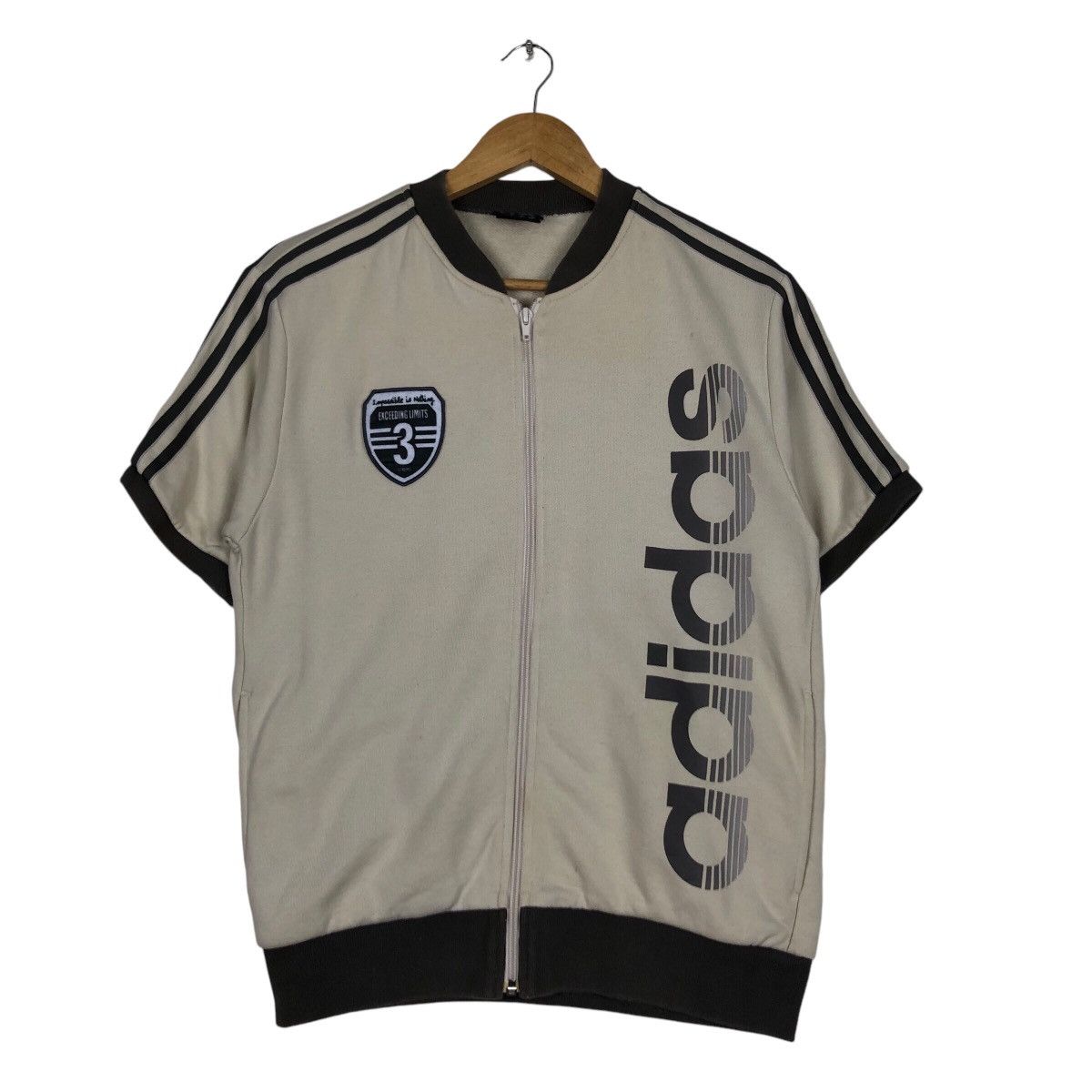 Adidas Adidas Vintage Sweater Jacket Short Sleeve Rare Size US XS / EU 42 / 0 - 1 Thumbnail