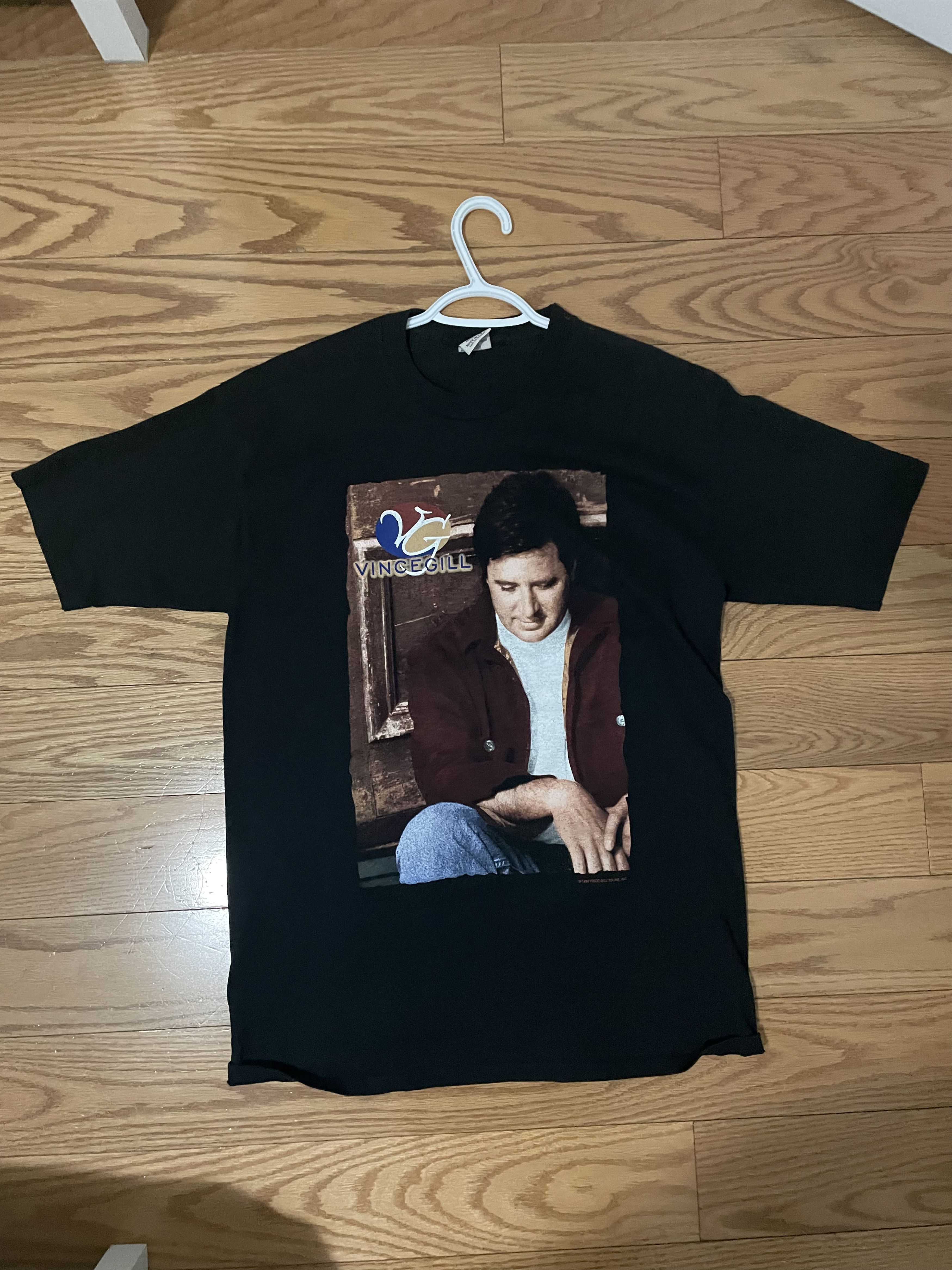 Vintage vince gill graphic tee 1998 tour shirt Size US M / EU 48-50 / 2 - 2 Thumbnail