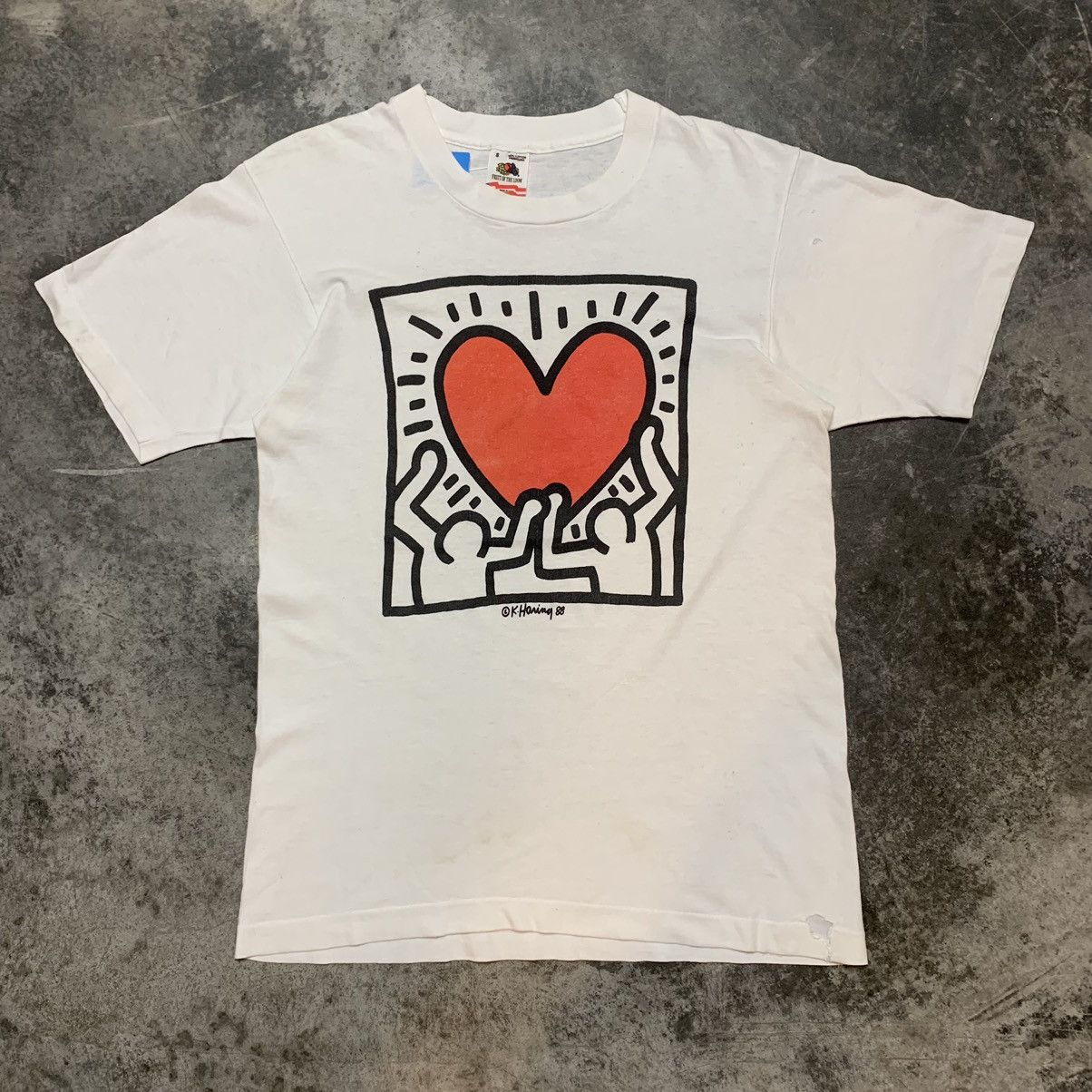 Vintage art Keith Haring 88 Photo Tee
