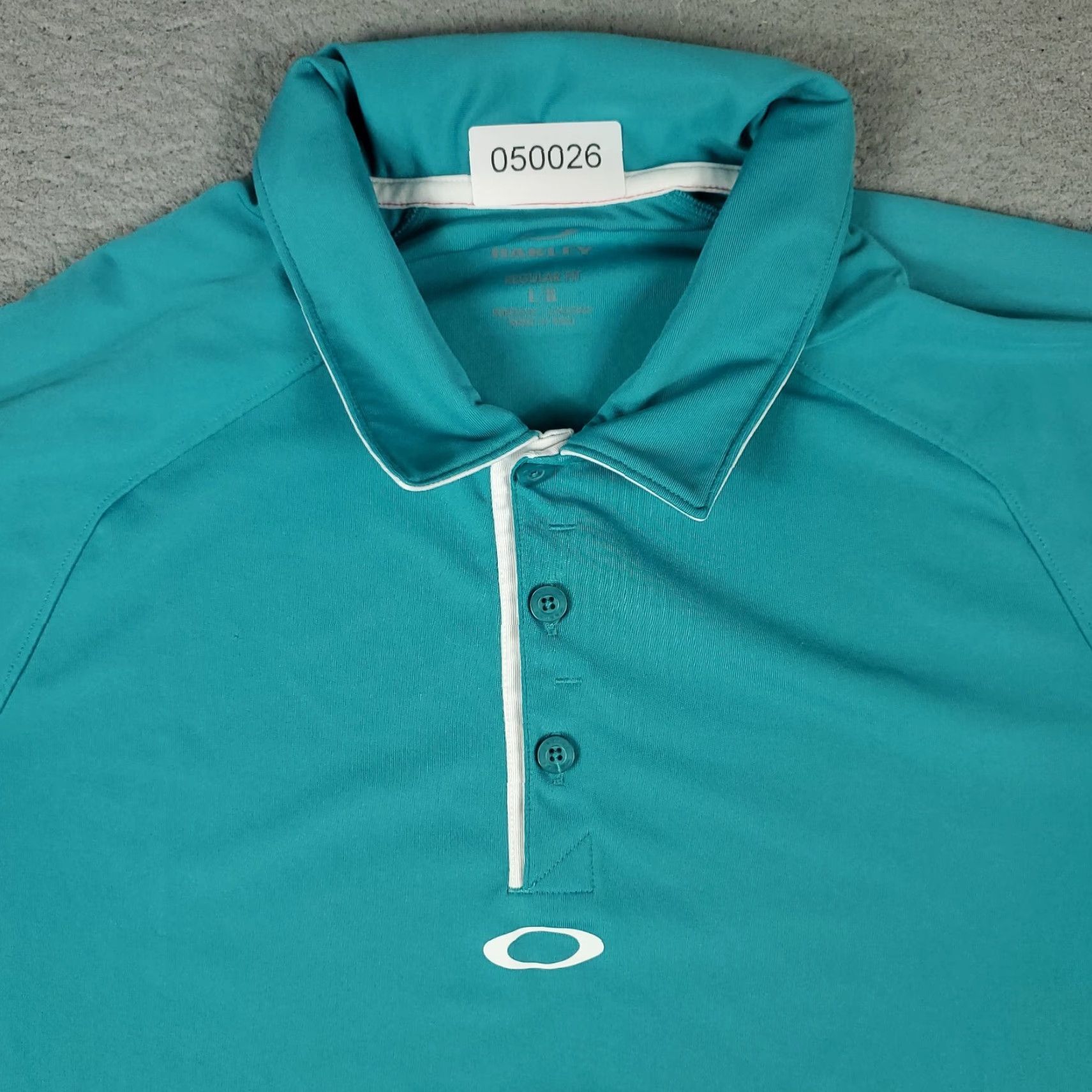 Oakley Oakley Polo Shirt Mens Large Blue Golf Casual Short Sleeve Adult Polo Shirt Men L Blue Golf Casual Short Sleeve Size US L / EU 52-54 / 3 - 2 Thumbnail