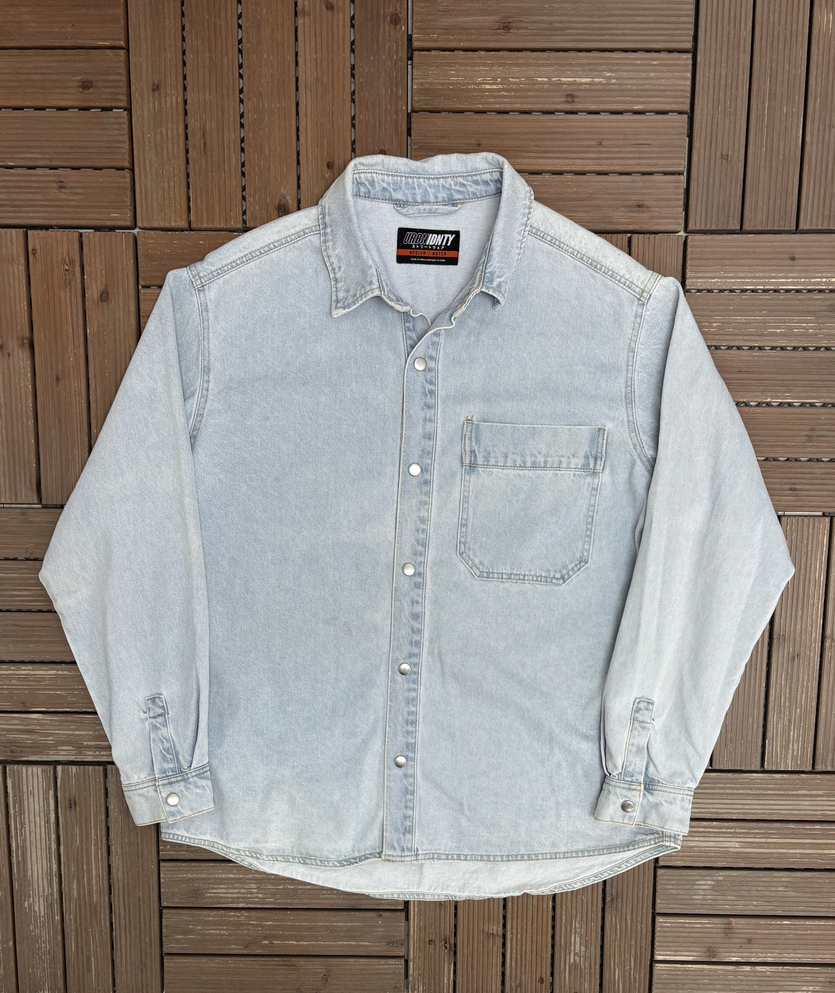 Other URBN IDNTY Blue Thin Denim Jacket Size US M / EU 48-50 / 2 - 1 Thumbnail