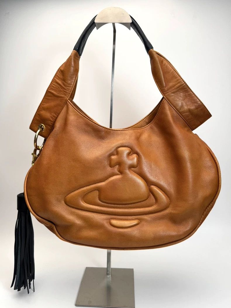Vivienne Westwood Vivienne Westwood Brown tasselled yuanbao bag Size ONE SIZE - 2 Thumbnail