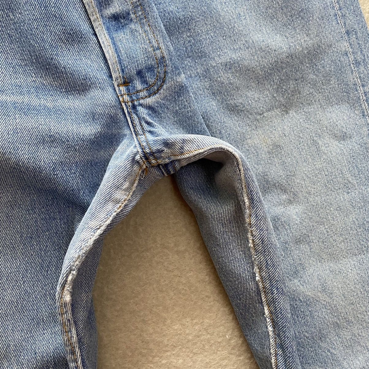 Levi's × Vintage Vintage 90's Levi's 501 Distressed Denim w35 Size US 35 - 4 Thumbnail