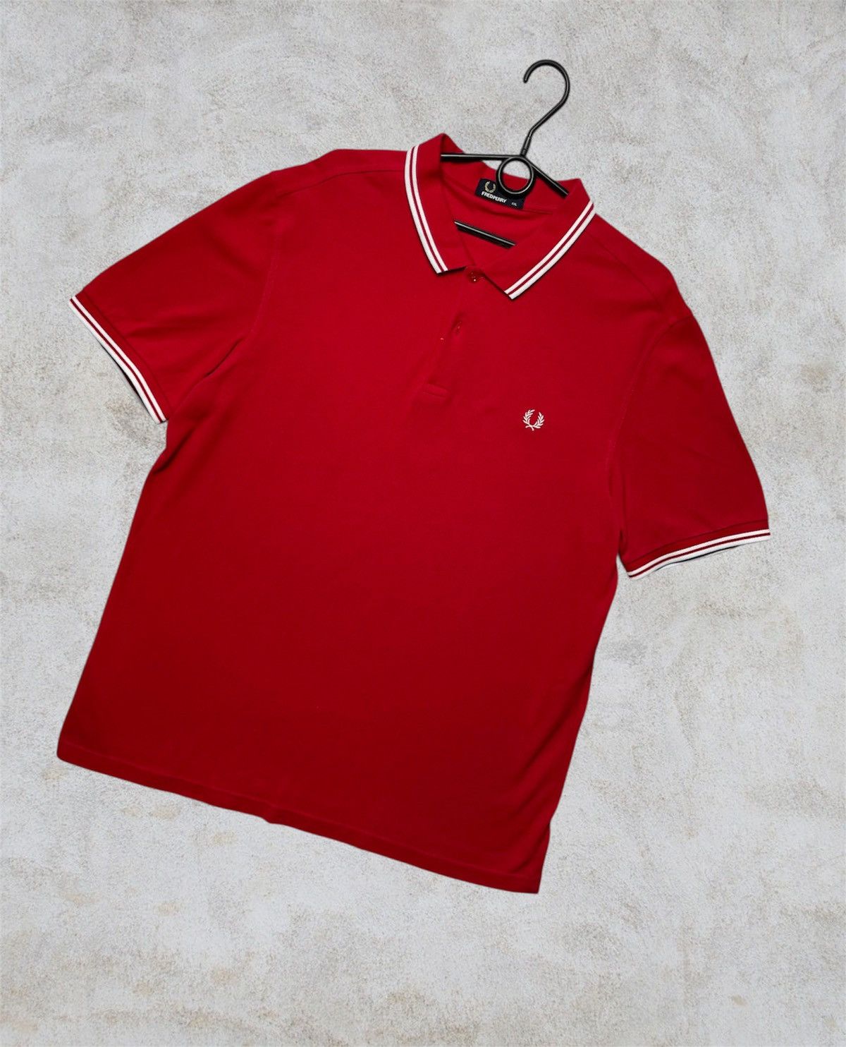 Fred Perry Fred perry polo shirt size xxl red rare casual Size US XXL / EU 58 / 5 - 1 Thumbnail