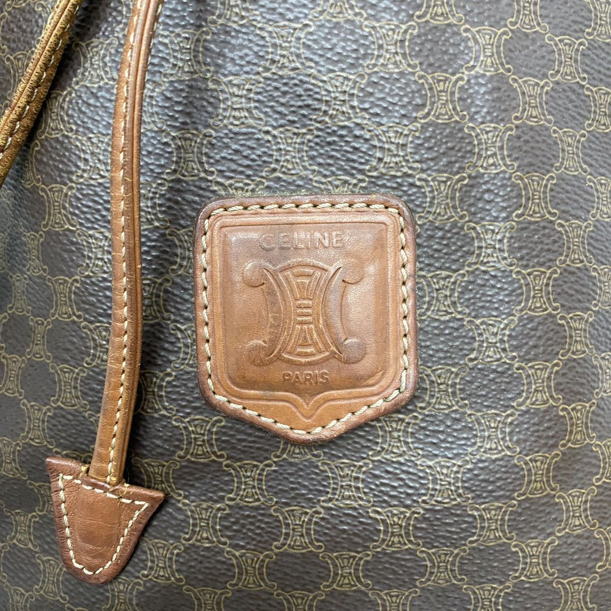 Celine ‼️LASTDROP‼️ CELINE MACADAM BUCKET DRAWSTRING SHOULDER BAG Size ONE SIZE - 7 Thumbnail