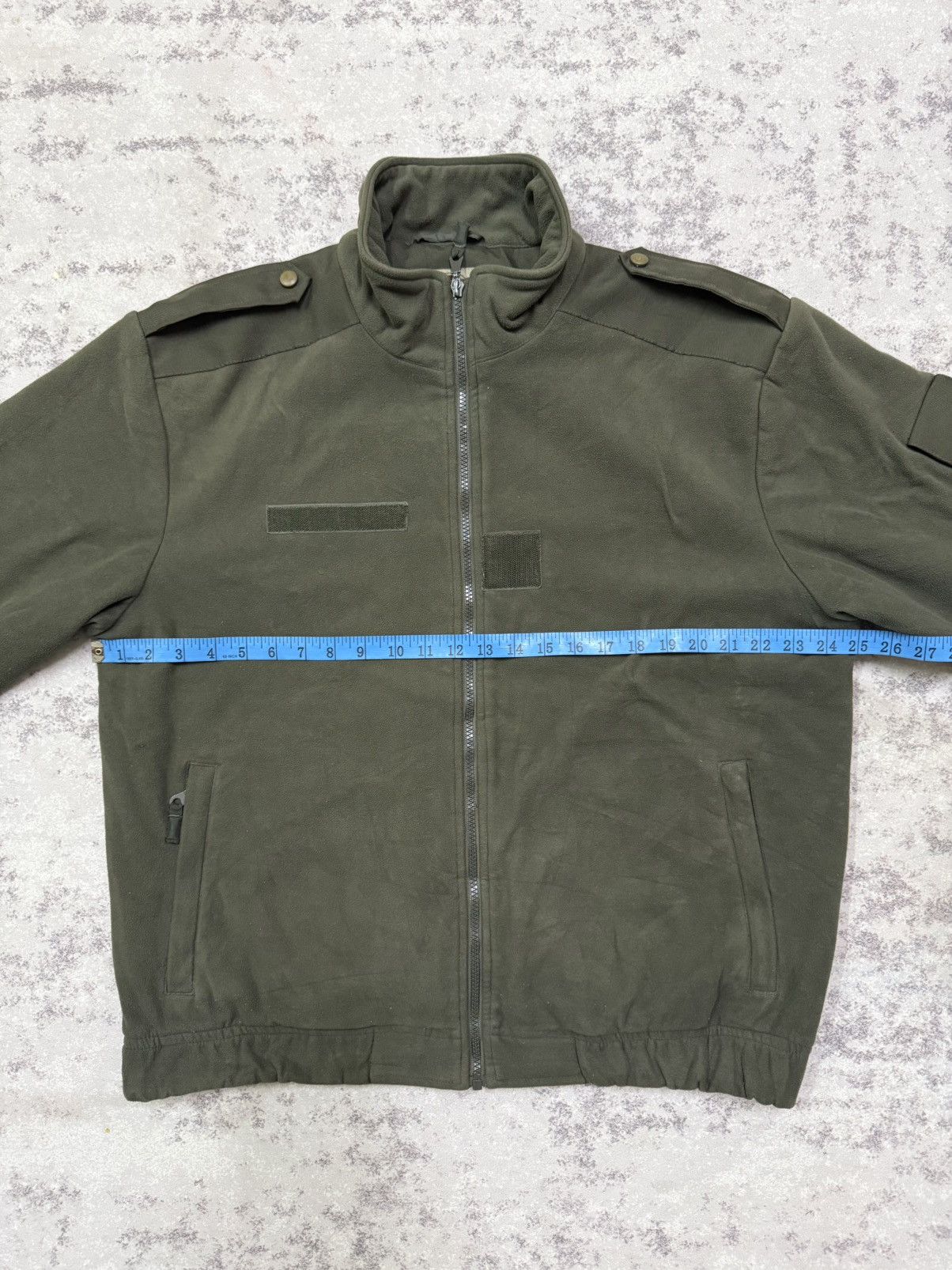 Japanese Brand DMB Product Olive Green Inspired Military Fleece Jacket Size US XL / EU 56 / 4 - 15 Thumbnail