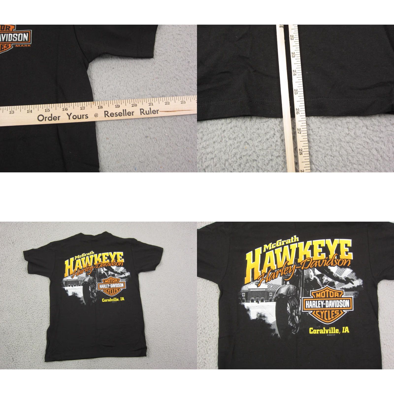 Harley Davidson Harley-Davidson Shirt Mens Small Black Logo Harley-Davidson T-Shirt Crew Neck Short Sleeve Regular Fit Men Size US S / EU 44-46 / 1 - 8 Thumbnail