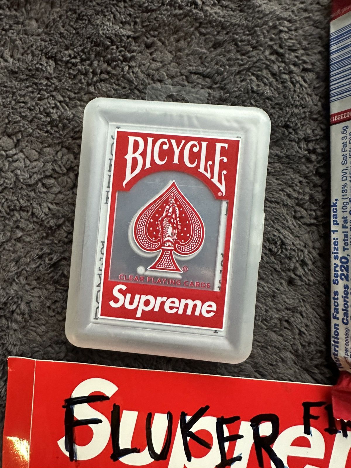 Supreme Supreme x Oreo + Supreme x Bicycle Clear Playing Cards Size ONE SIZE - 2 Thumbnail