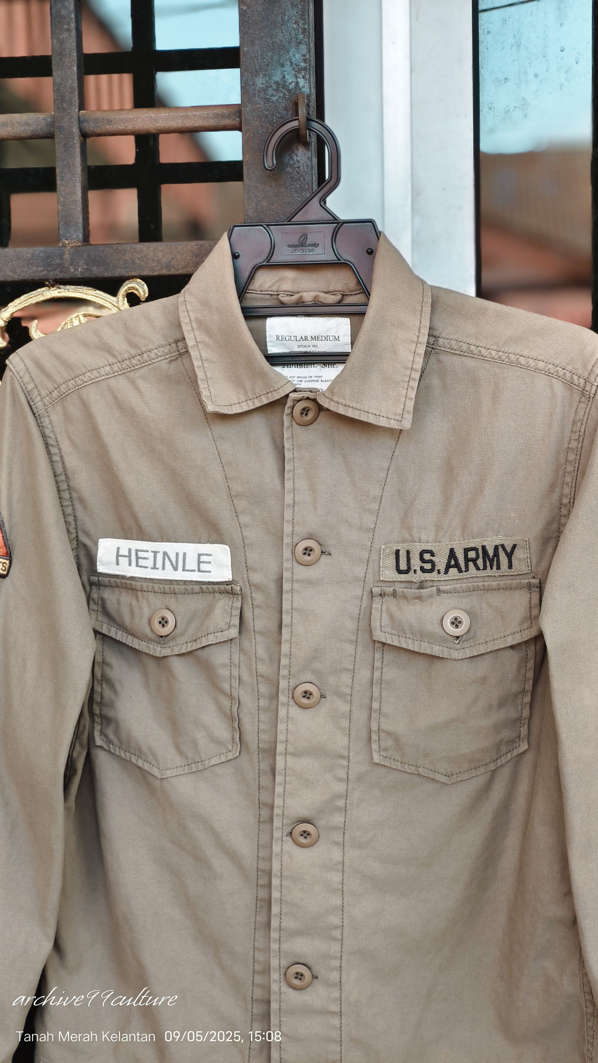 Other Houston inc US Army regular medium patches button shirt Size US S / EU 44-46 / 1 - 2 Thumbnail